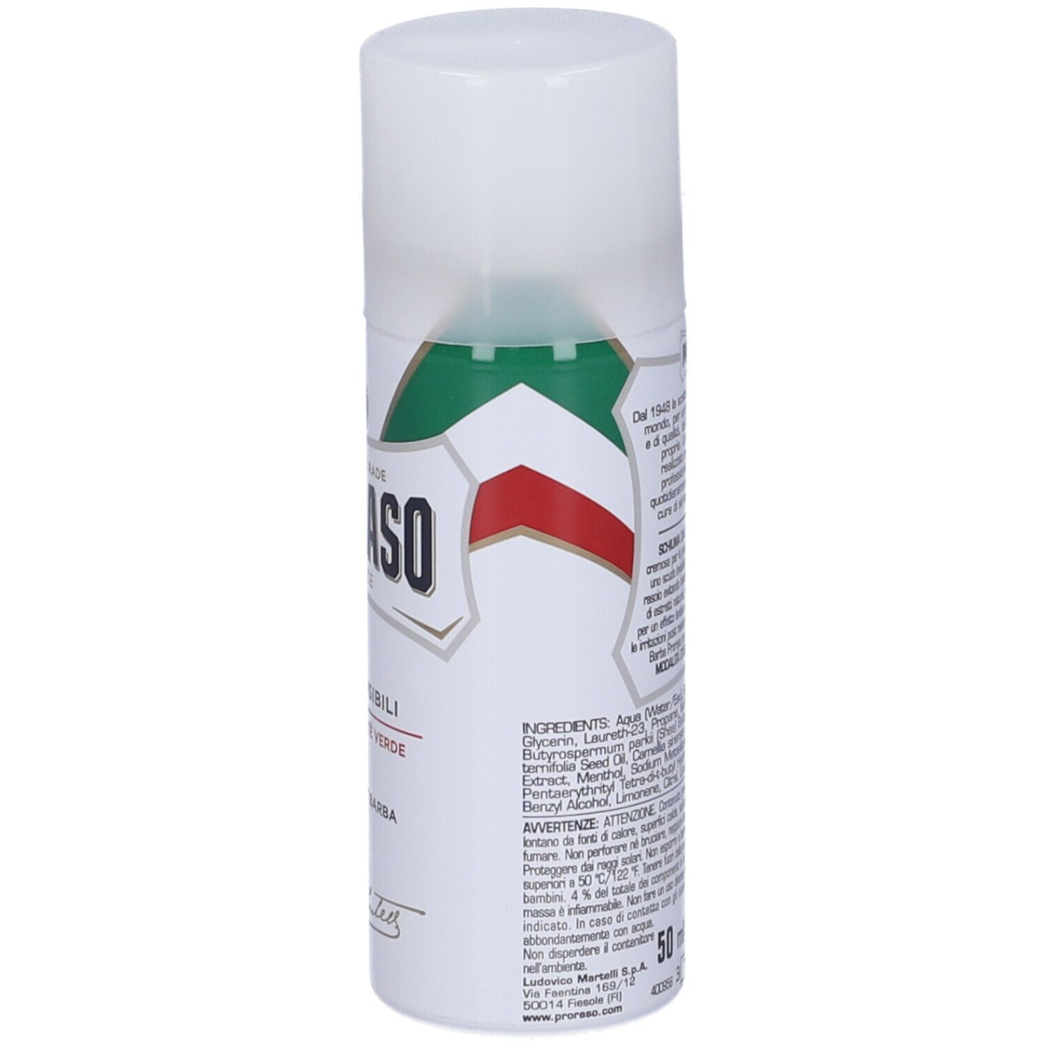 Proraso Schiuma Barba Pelli Sensibili 50 Ml New