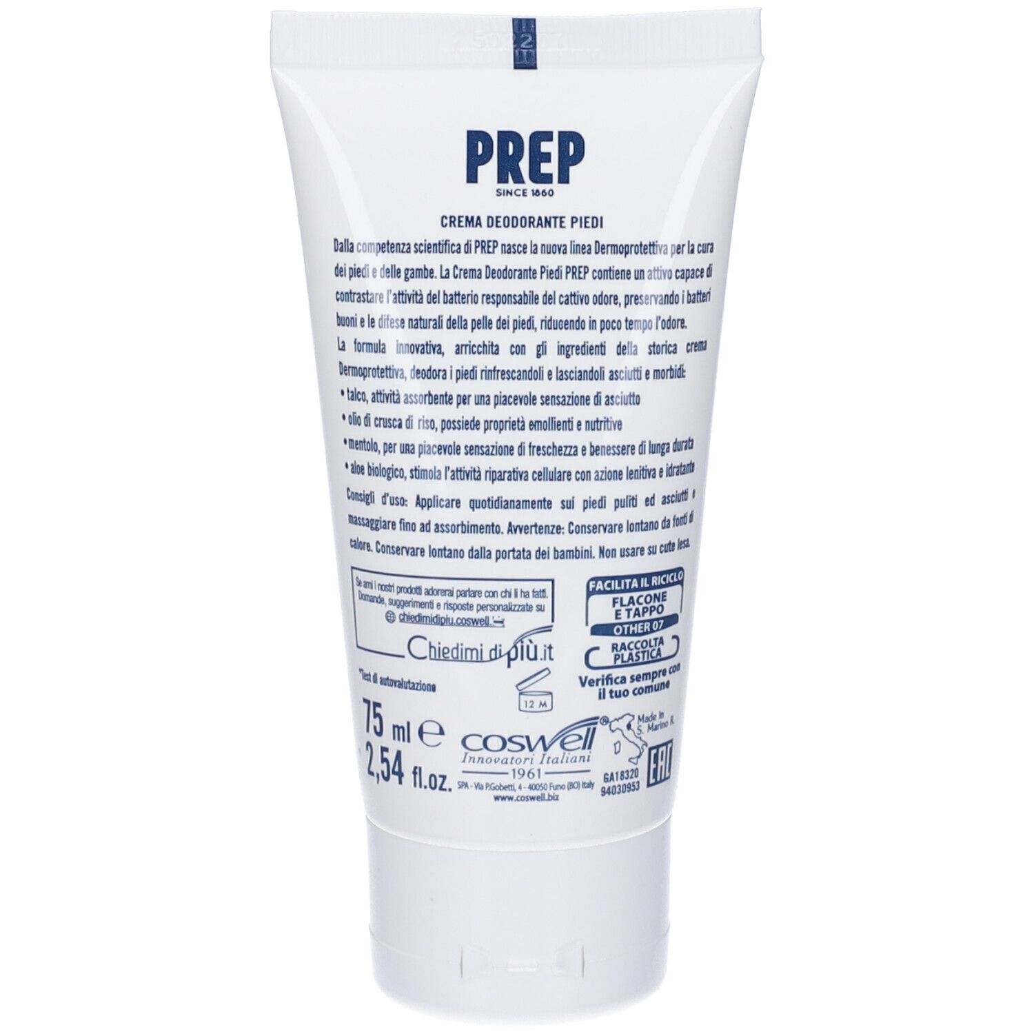 Prep Crema Deodorante Piedi