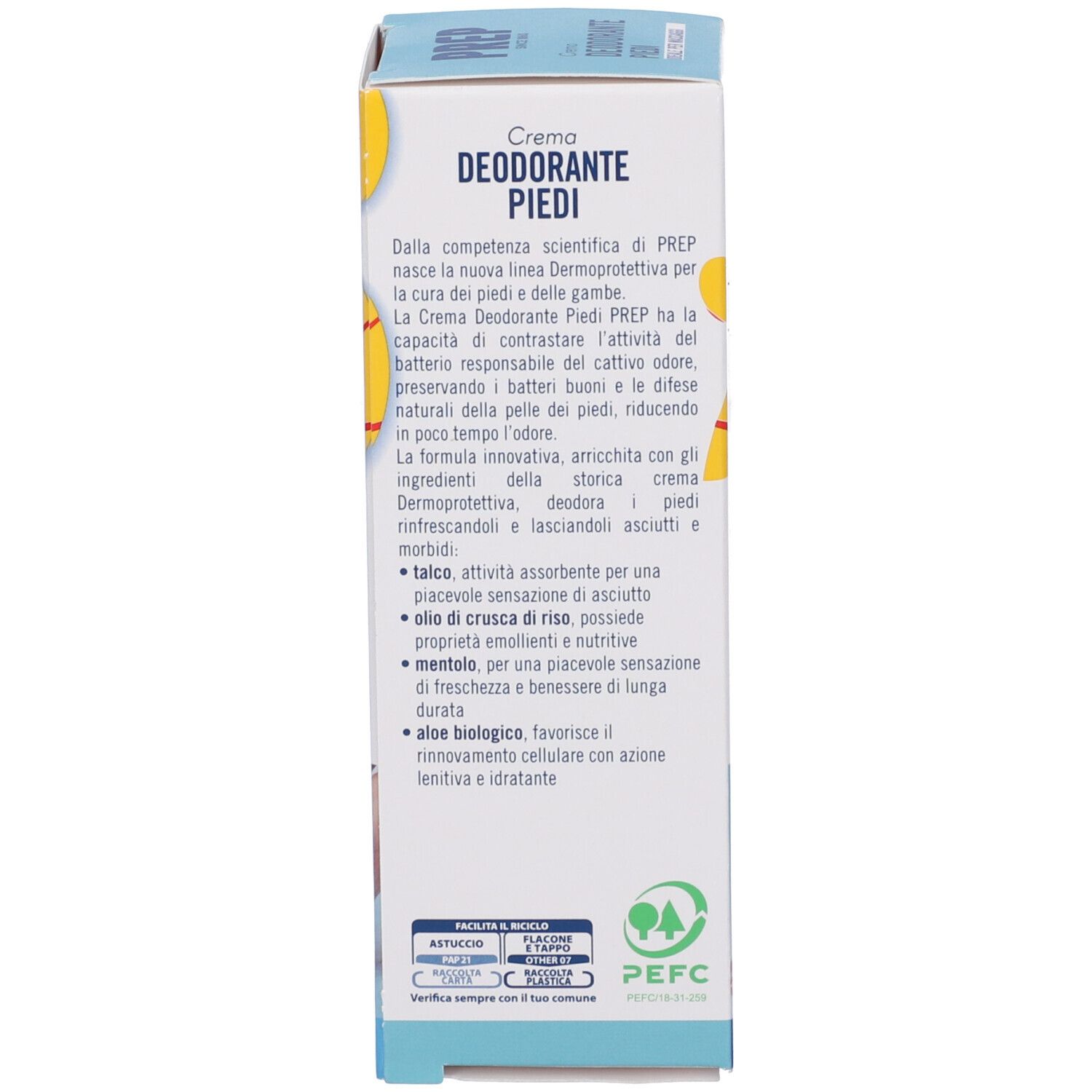 Prep Crema Deodorante Piedi