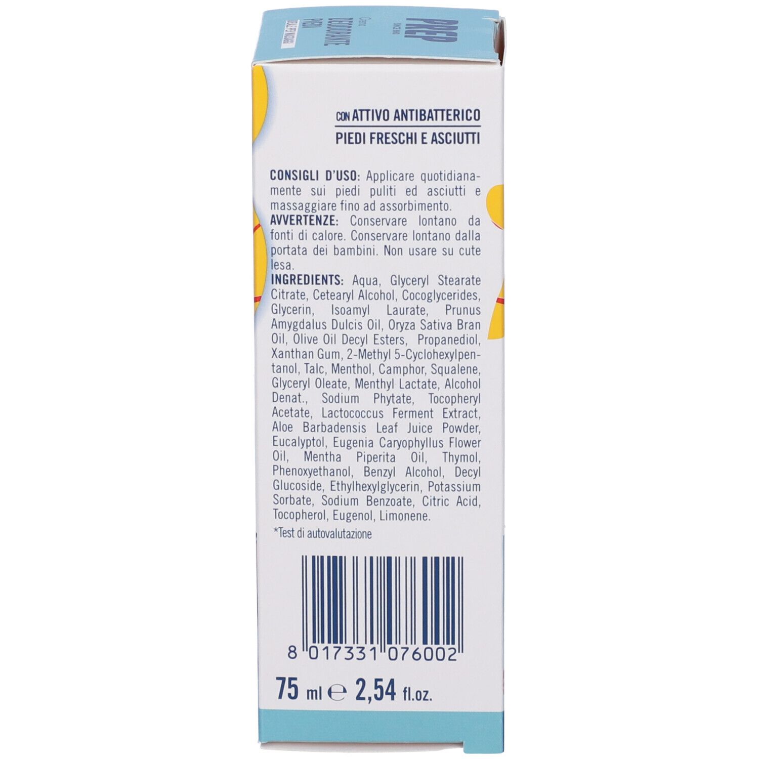 Prep Crema Deodorante Piedi