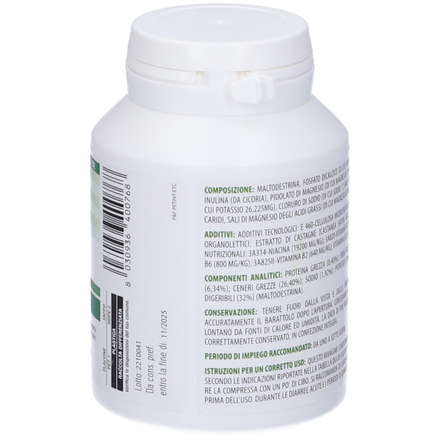 F&F Active Pet Benessere Gastrointestinale Compresse per Cani e Gatti