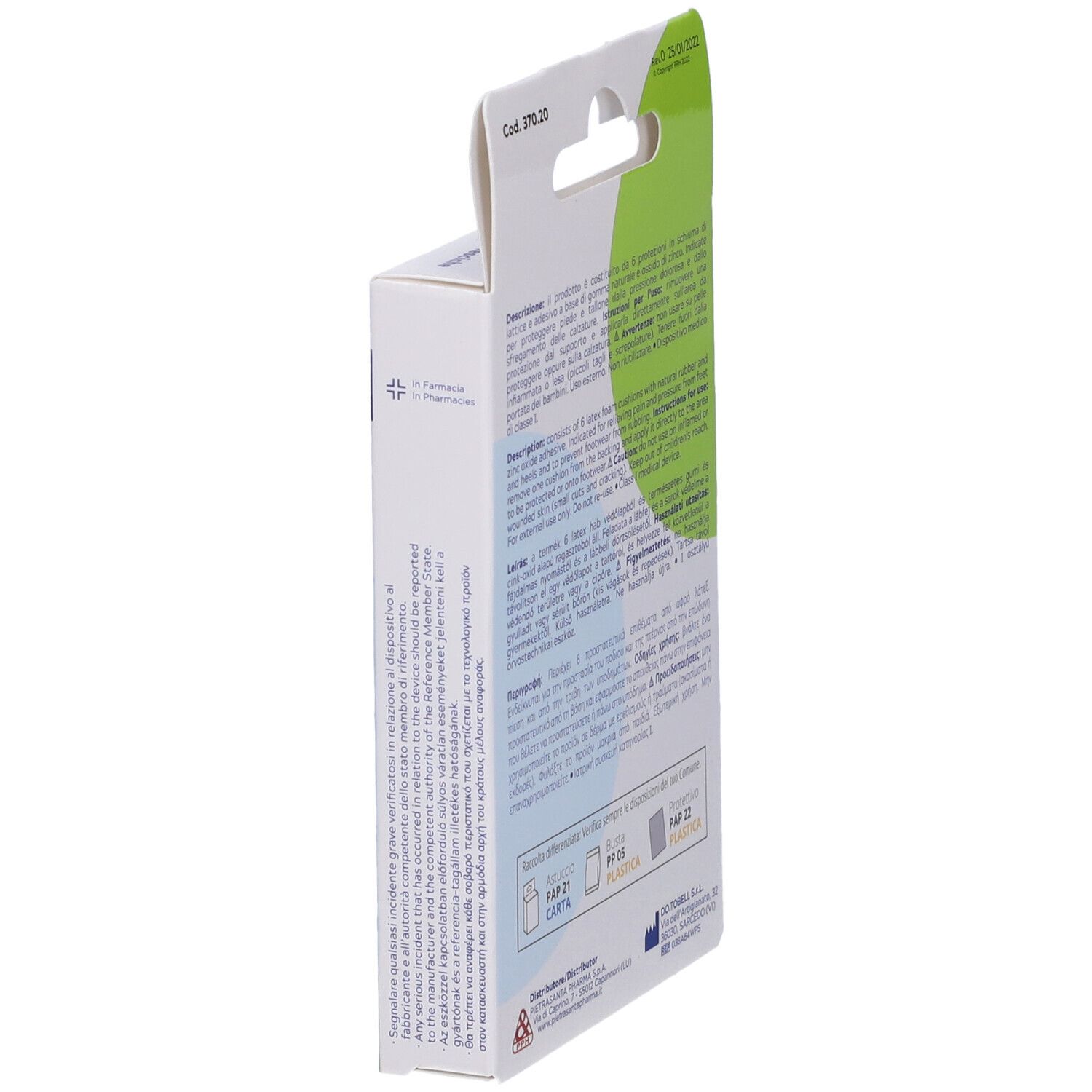 Protezione Vesciche Master-Aid Footcare Mix 6 Pezzi A3