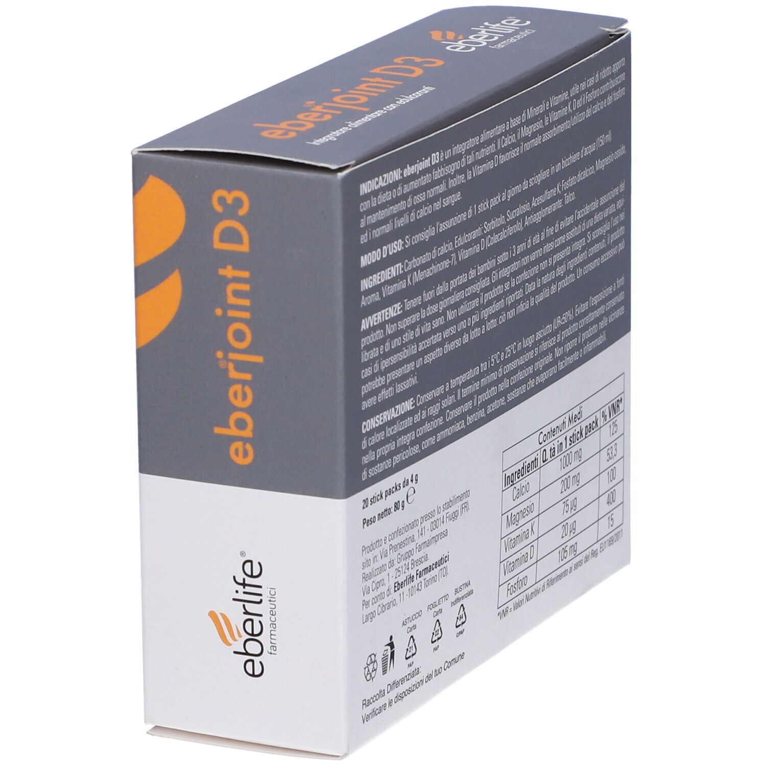 Eberjoint D3 20 Stick Pack