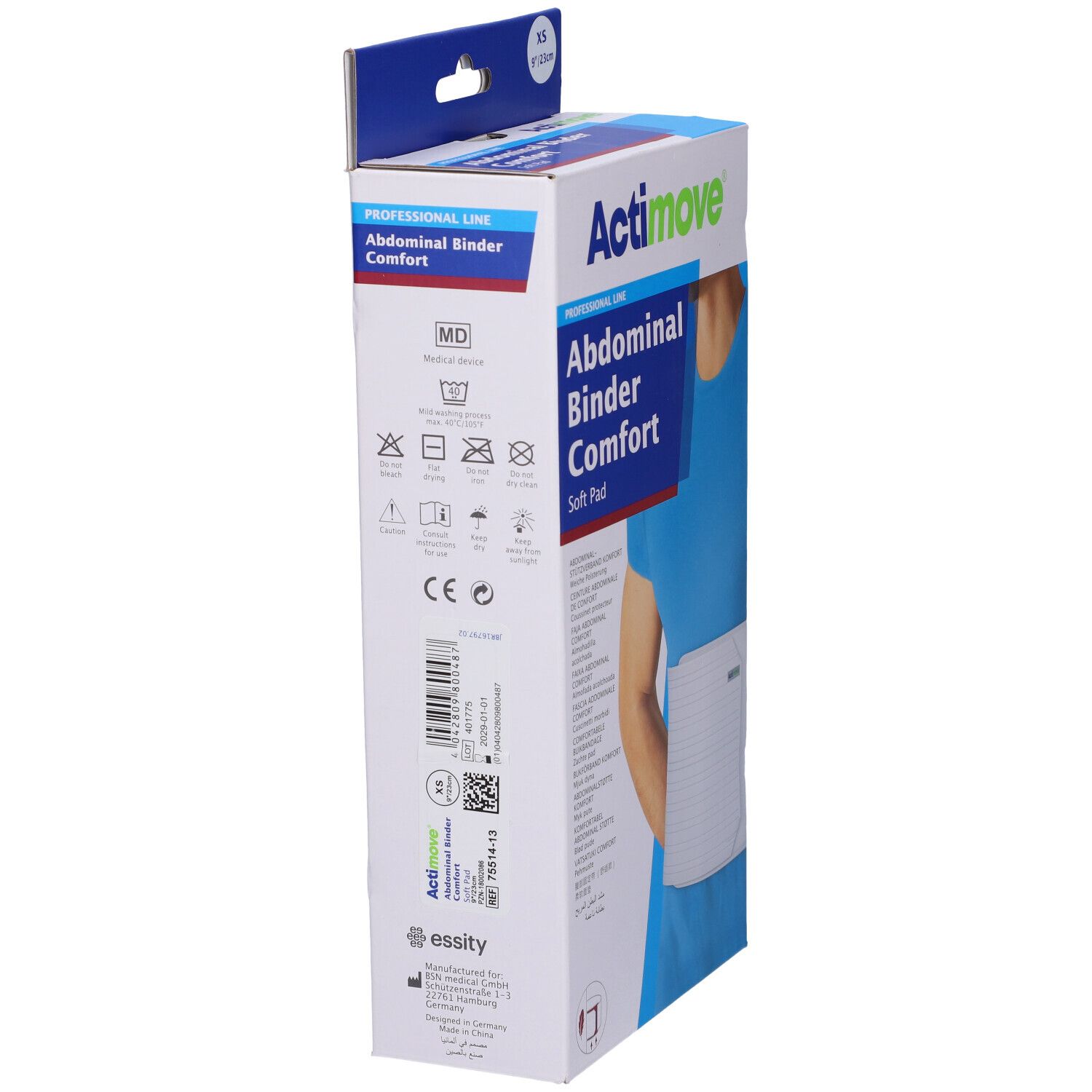 Cinto Erniario Actimove Abdominal 9/23 Taglia Xs