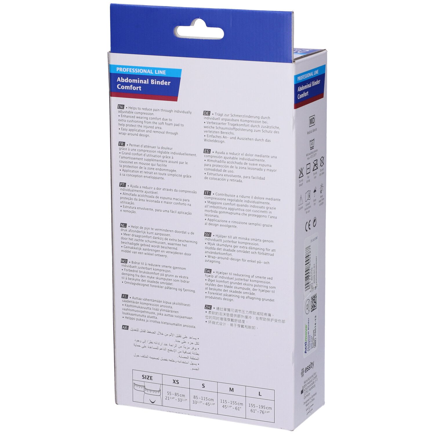 Cinto Erniario Actimove Abdominal 9/23 Taglia Xs