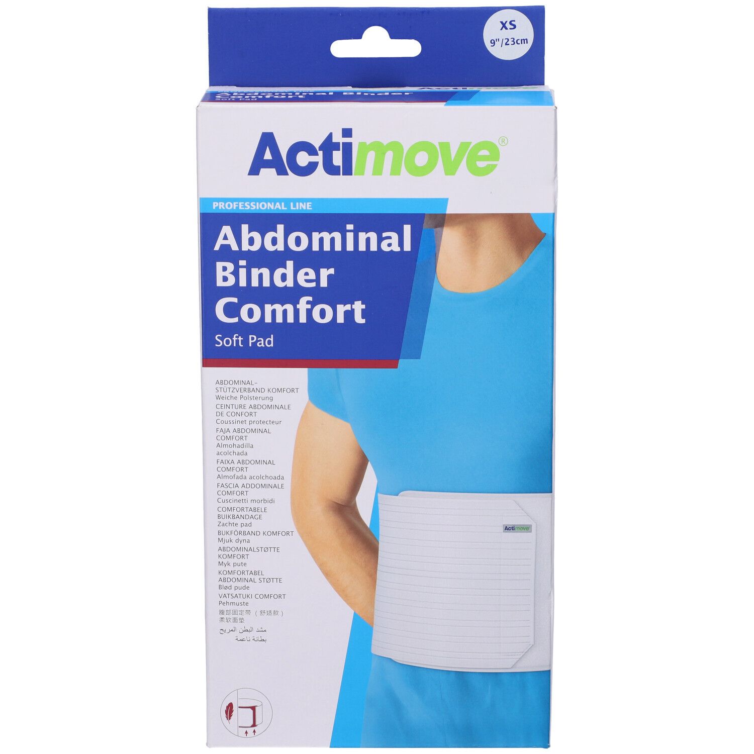 Cinto Erniario Actimove Abdominal 9/23 Taglia Xs