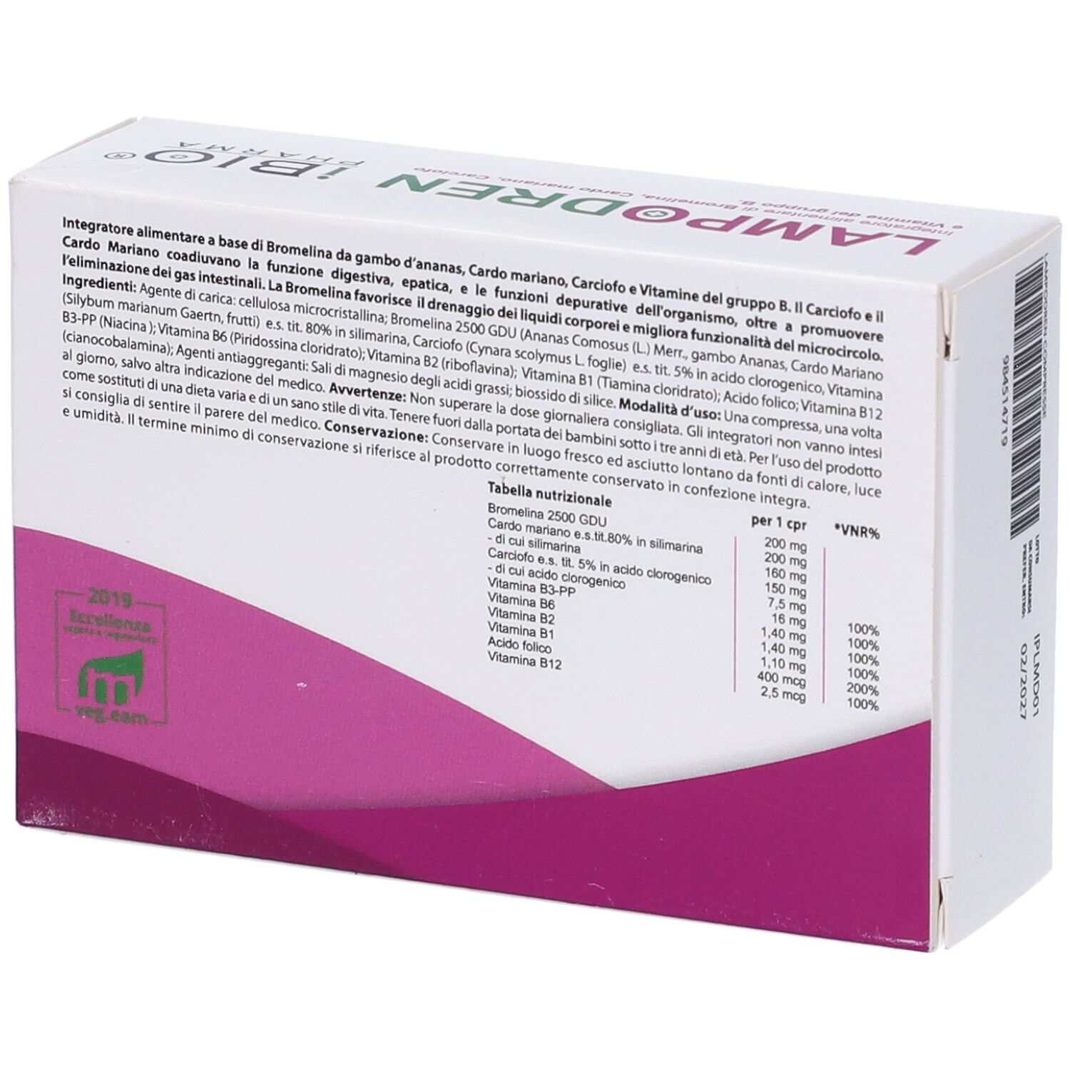 Lampodren 30 Compresse