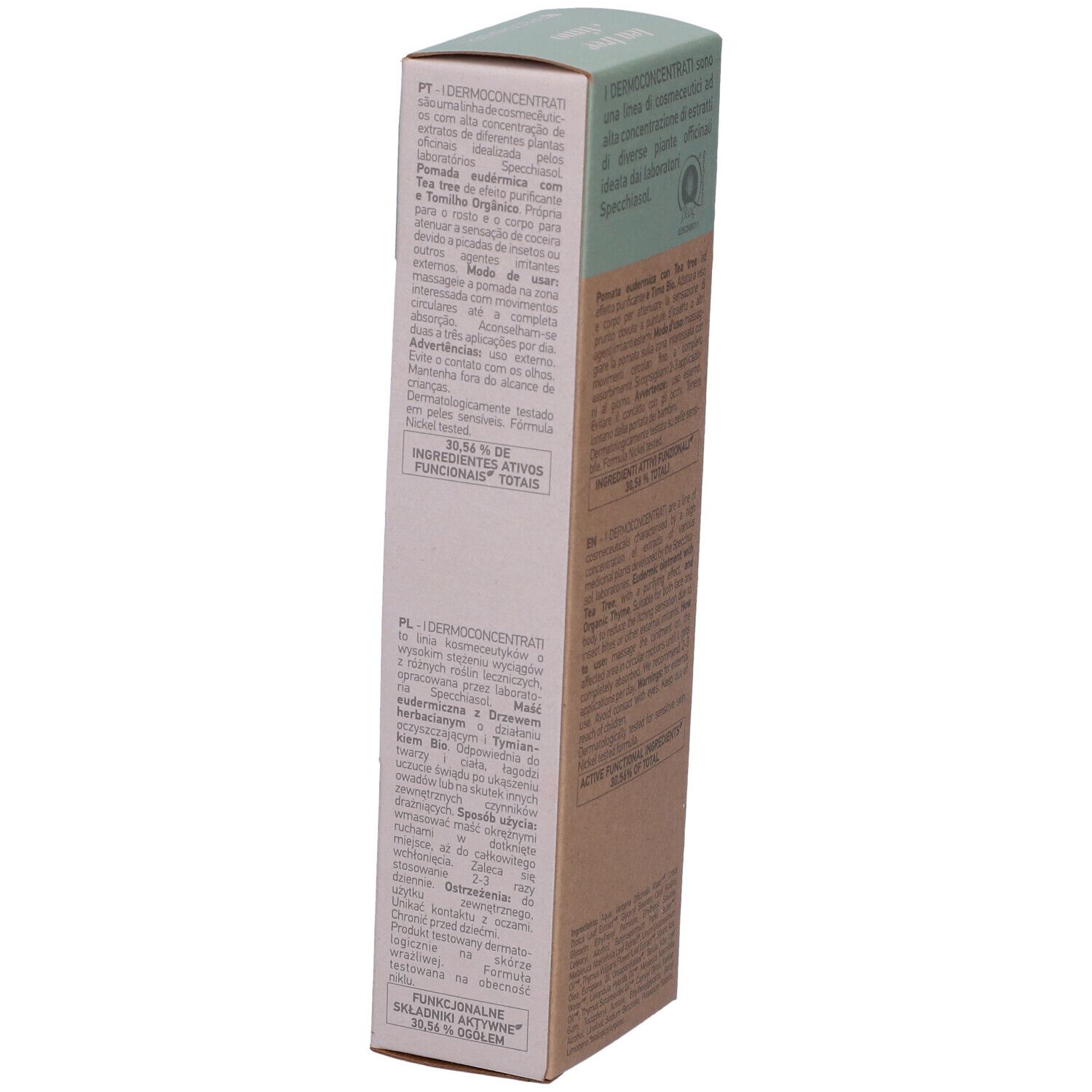 Specchiasol I Dermoconcentrati Tea Tree e Timo Crema