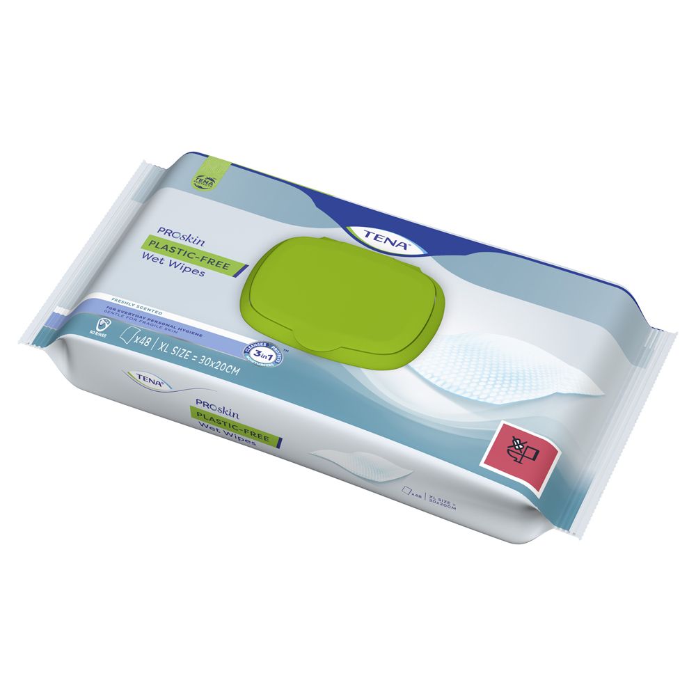 Tena Wet Wipes Plastic Free Salviette Detergenti