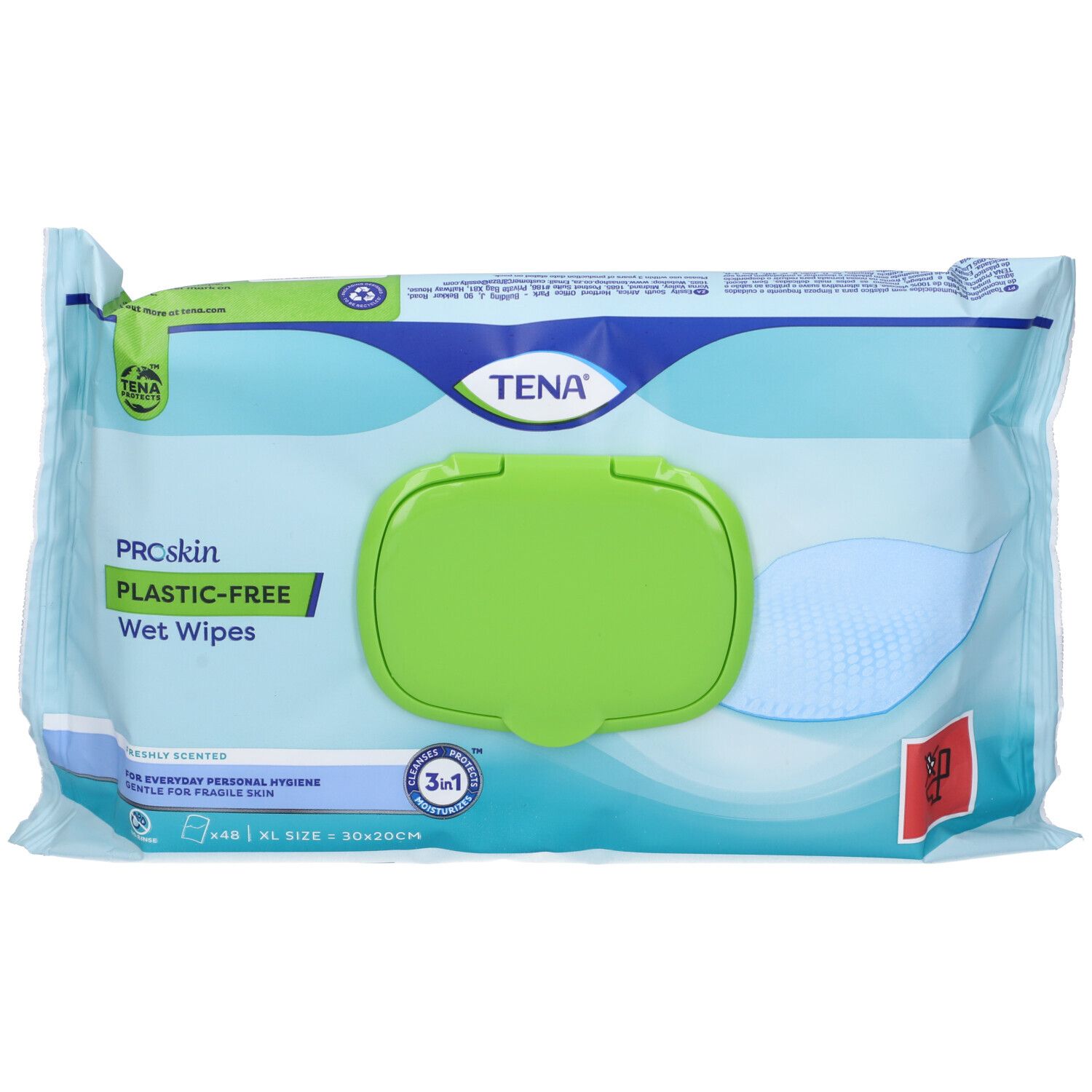 Tena Wet Wipes Plastic Free Salviette Detergenti