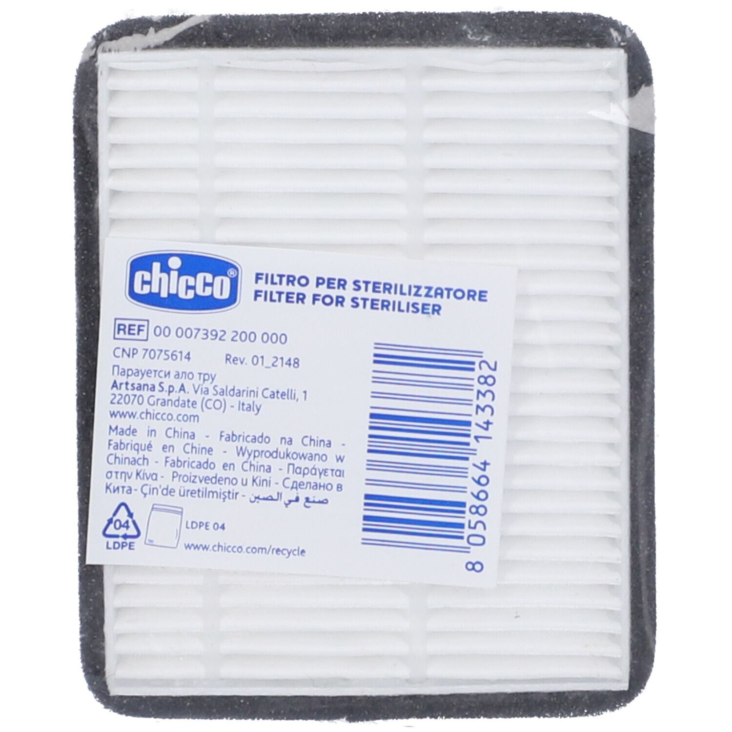 Chicco Filtro Sterilizzatore Asciugatore