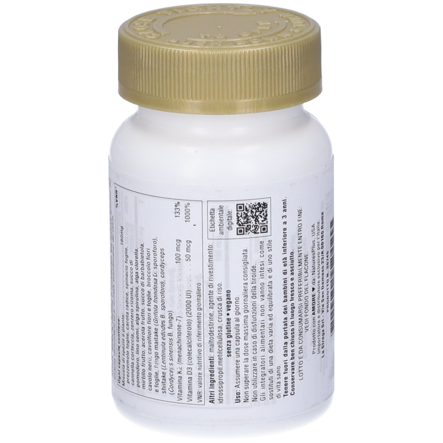 Vitamina D3 & K2 50Mcg 2000Ui/100Mcg 60 Capsule