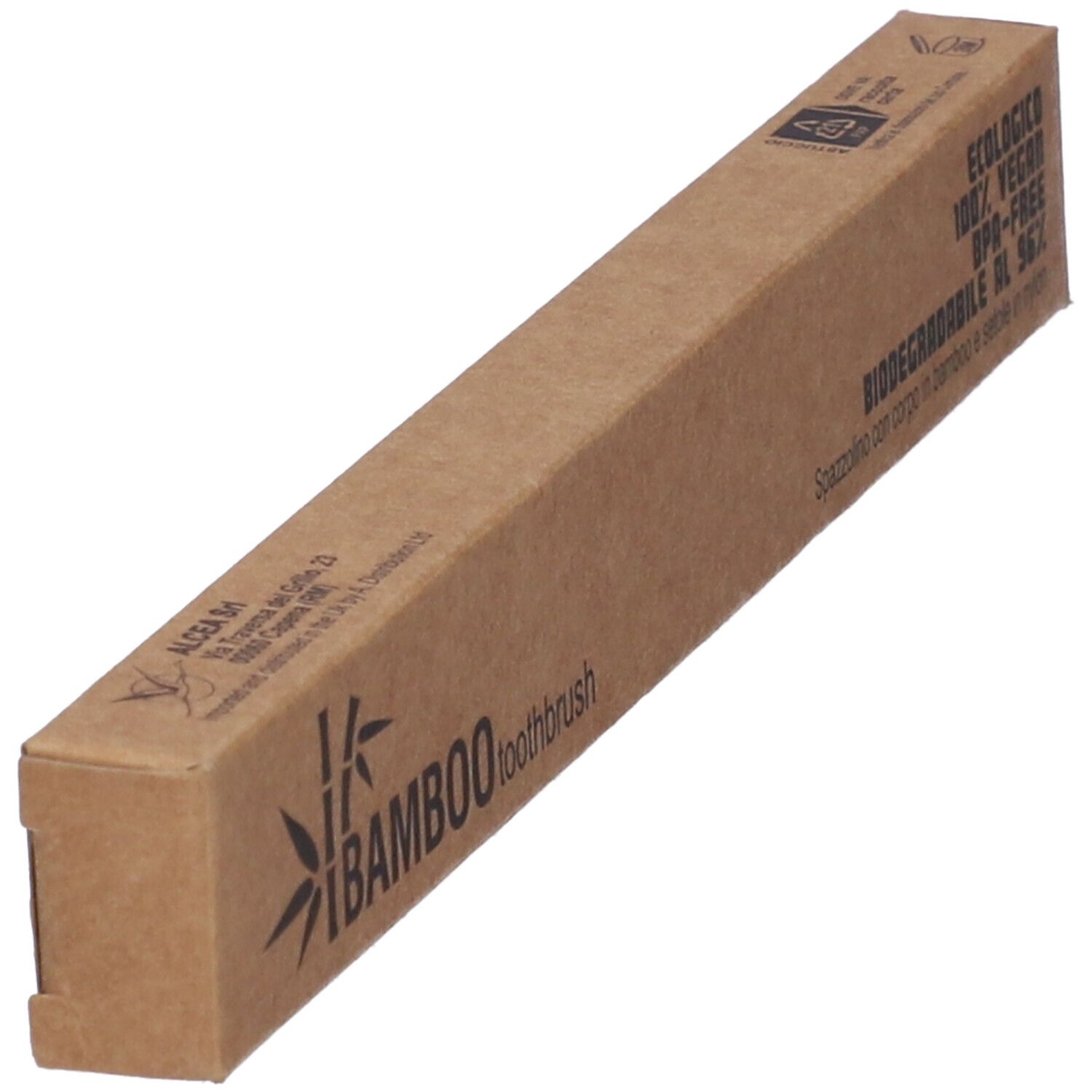 Spazzolino Bamboo Medium Rosso