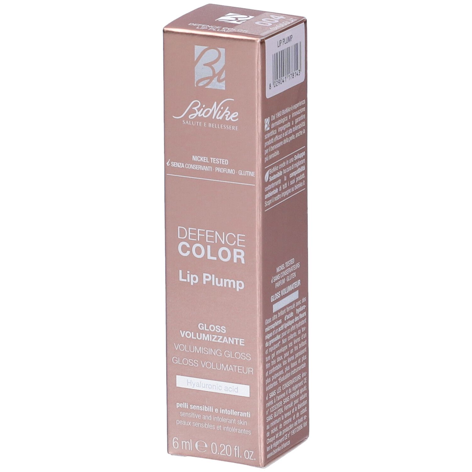 Bionike Defence Color Lip Plump Gloss Volumizzante Colore 004 Chocolat