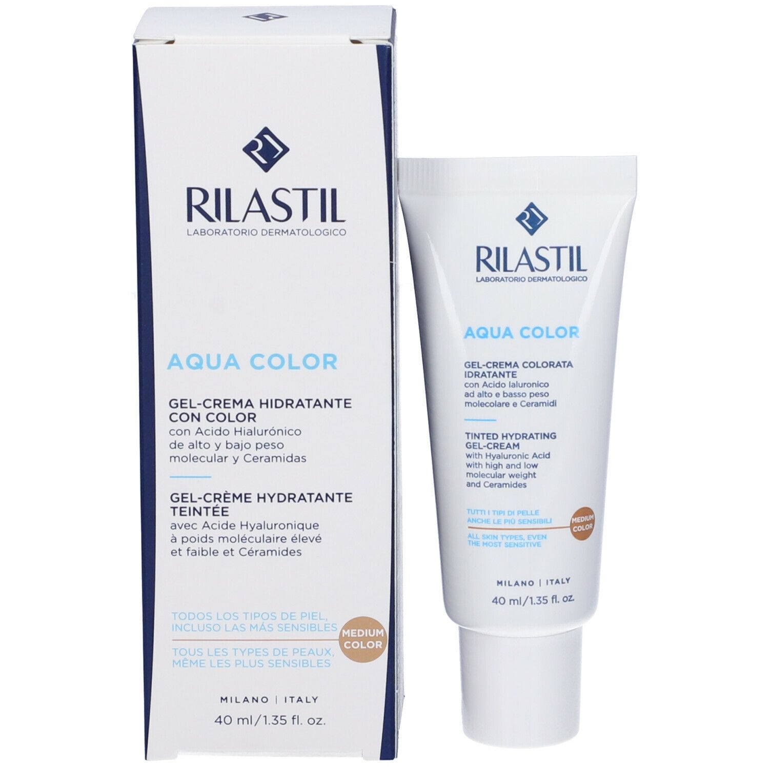Rilastil Aqua Colorata Gel Crema Medium