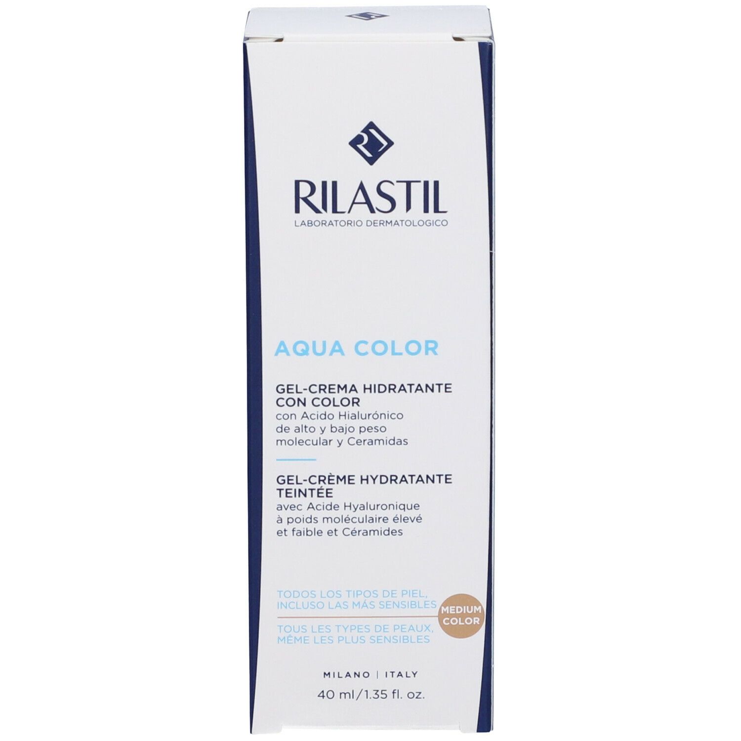 Rilastil Aqua Colorata Gel Crema Medium