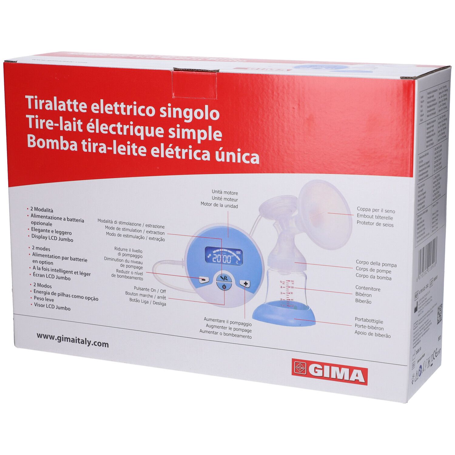 GIMA Tiralatte Elettrico
