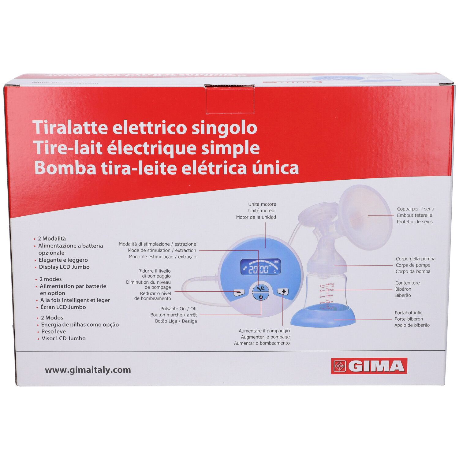 GIMA Tiralatte Elettrico