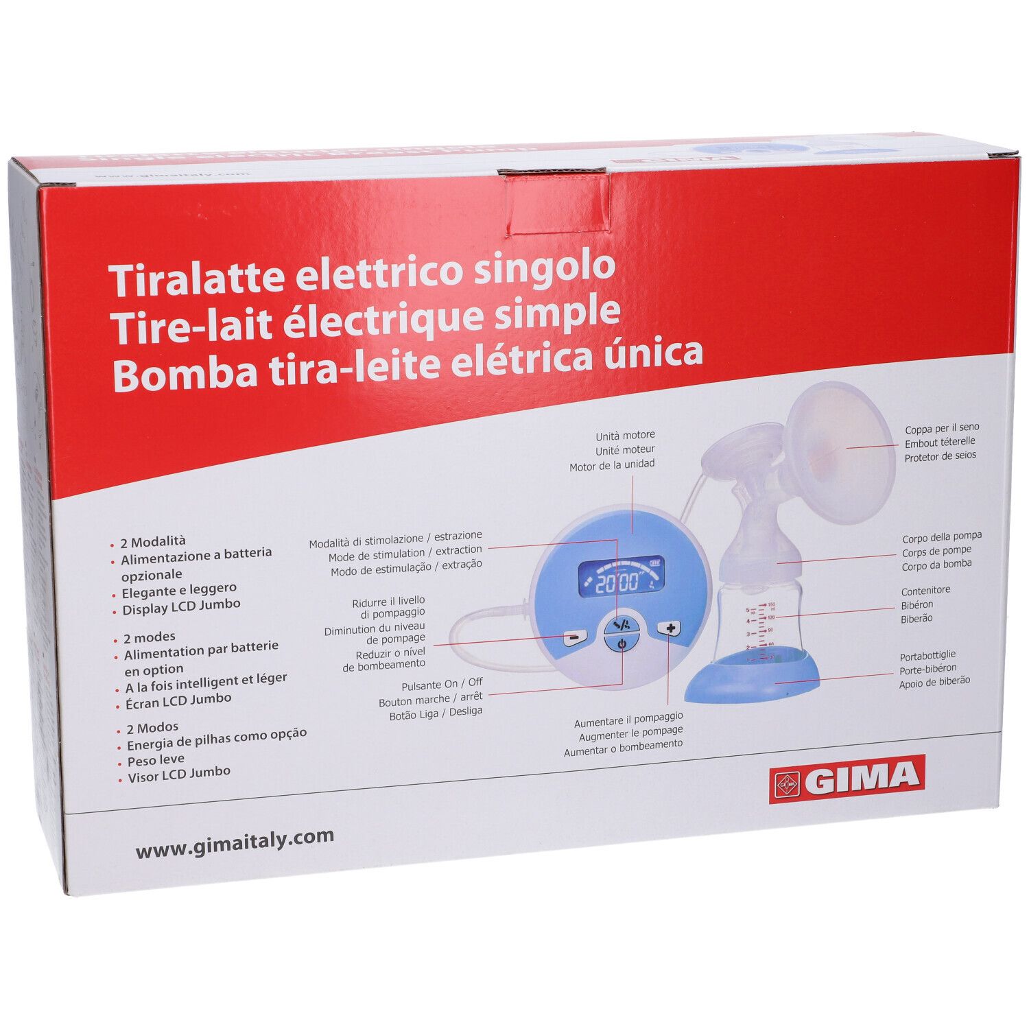 GIMA Tiralatte Elettrico