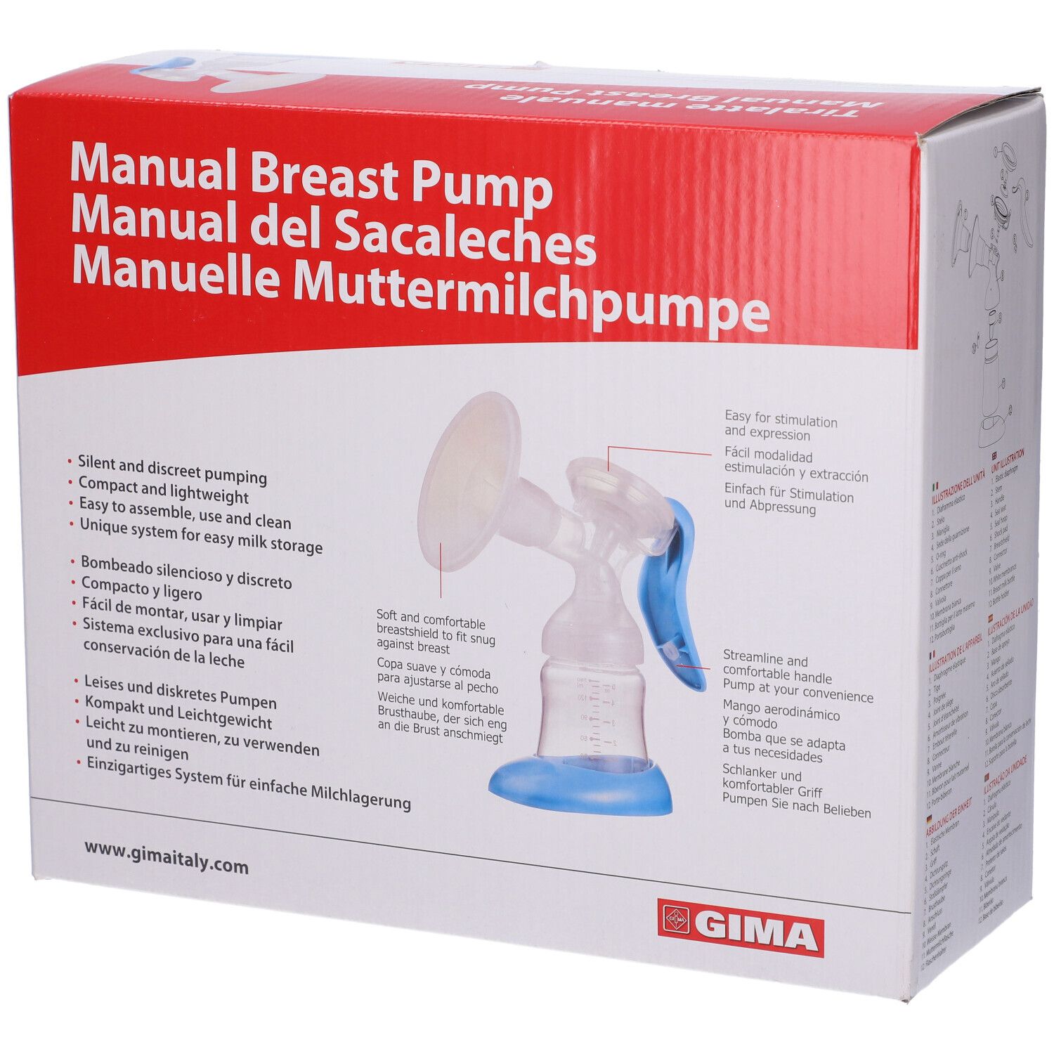 GIMA Tiralatte Manuale