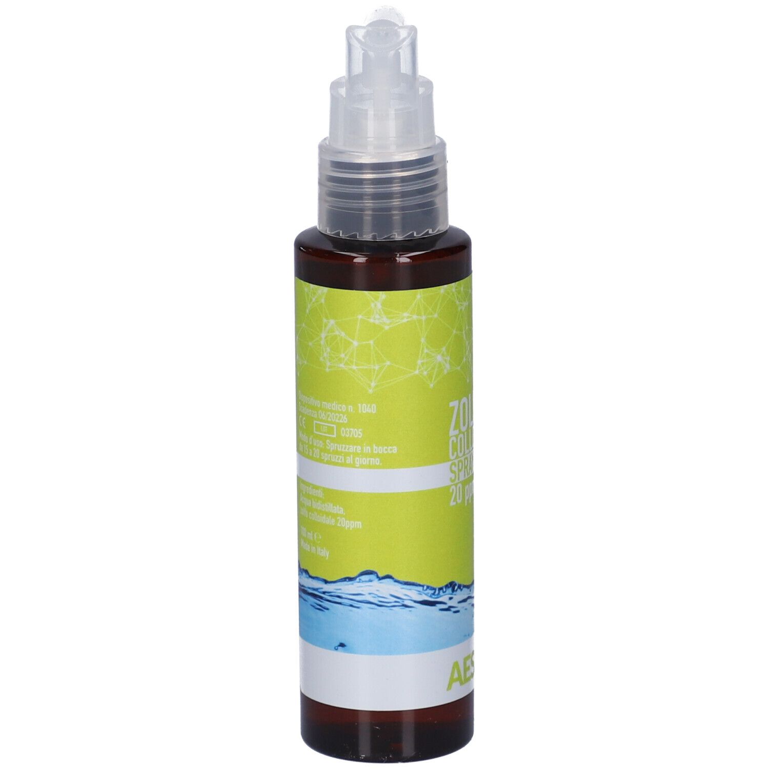 Zolfo Colloidale Plus Spray 20Ppm Medicazione 100 Ml