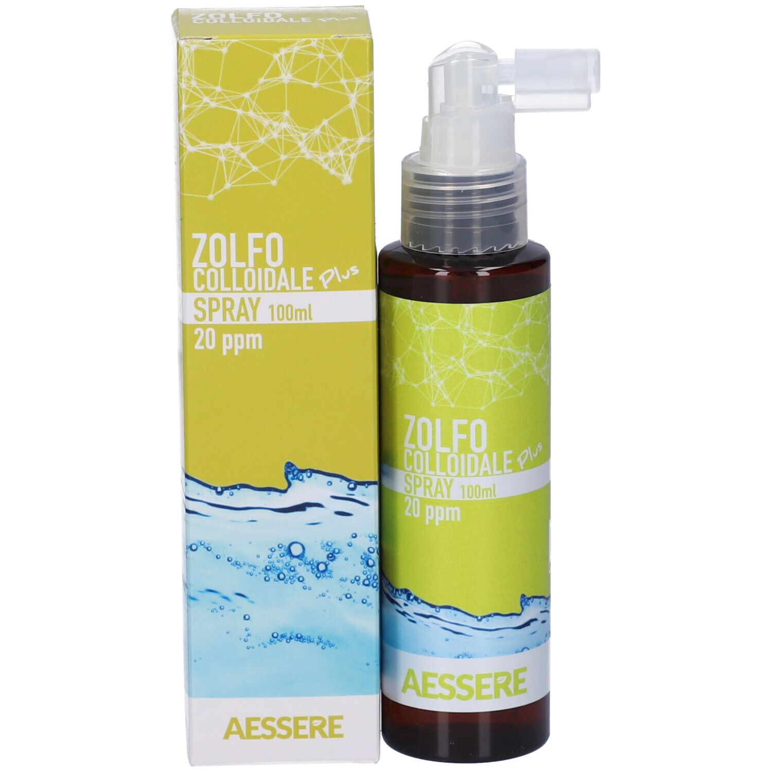 Zolfo Colloidale Plus Spray 20Ppm Medicazione 100 Ml