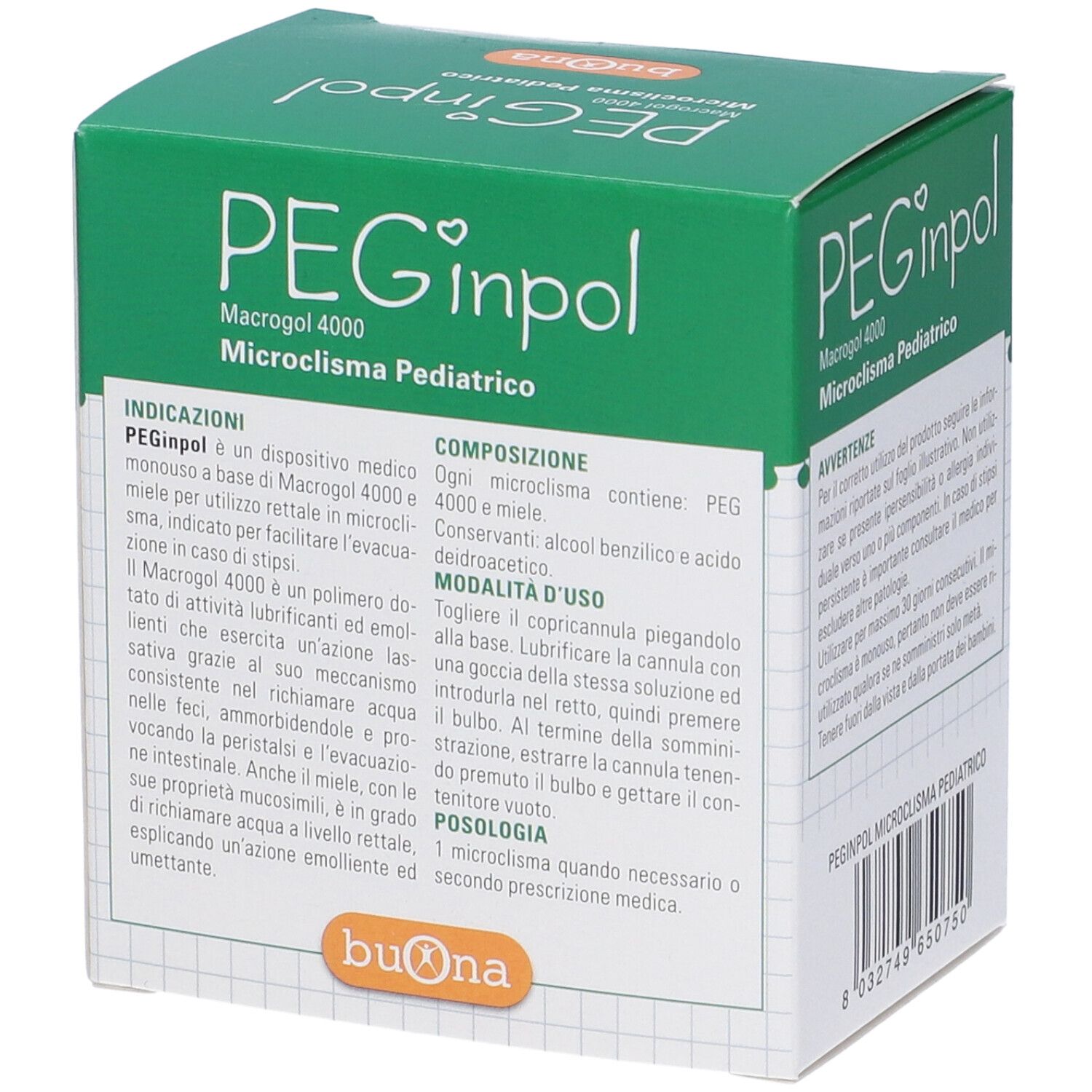Buona Peginpol Microclisma Pediatrico