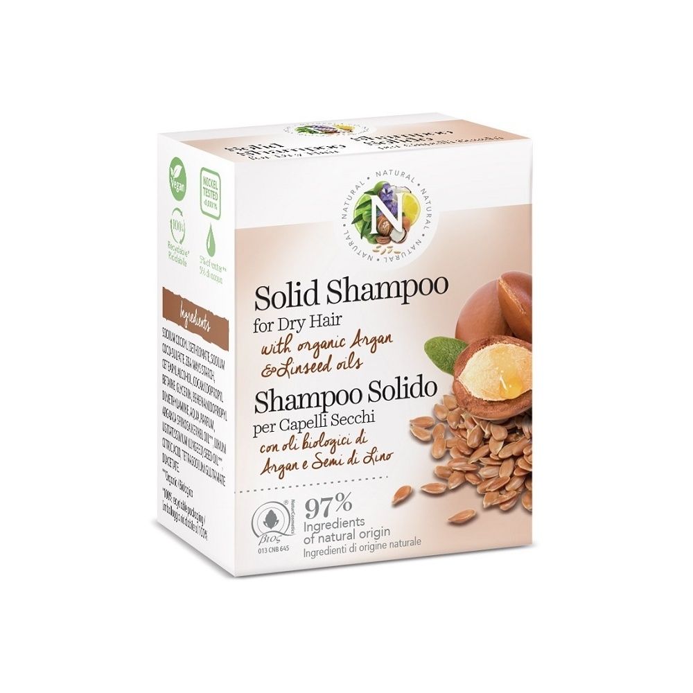 Llp Shampoo Solido Capelli Secchi Argan E Semi Di Lino 50 G