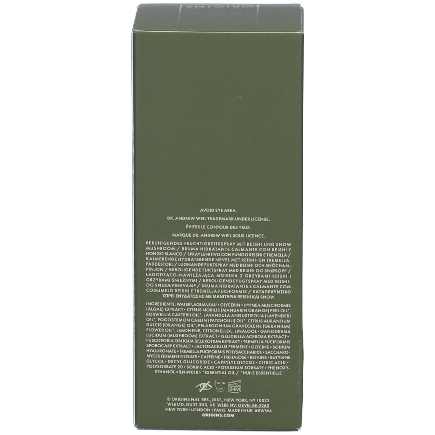 Dr. Andrew Weil for Origins™ Mega-Mushroom Soothing Hydra-Mist Lozione Viso con Reishi e Fungo Snow