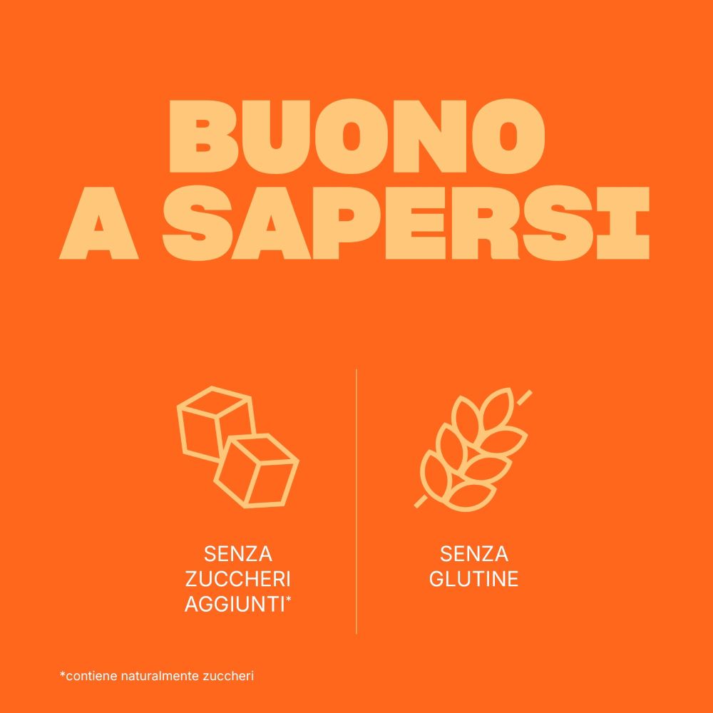 Buono a sapersi: Senza zuccheri aggiunti, senza glutine.