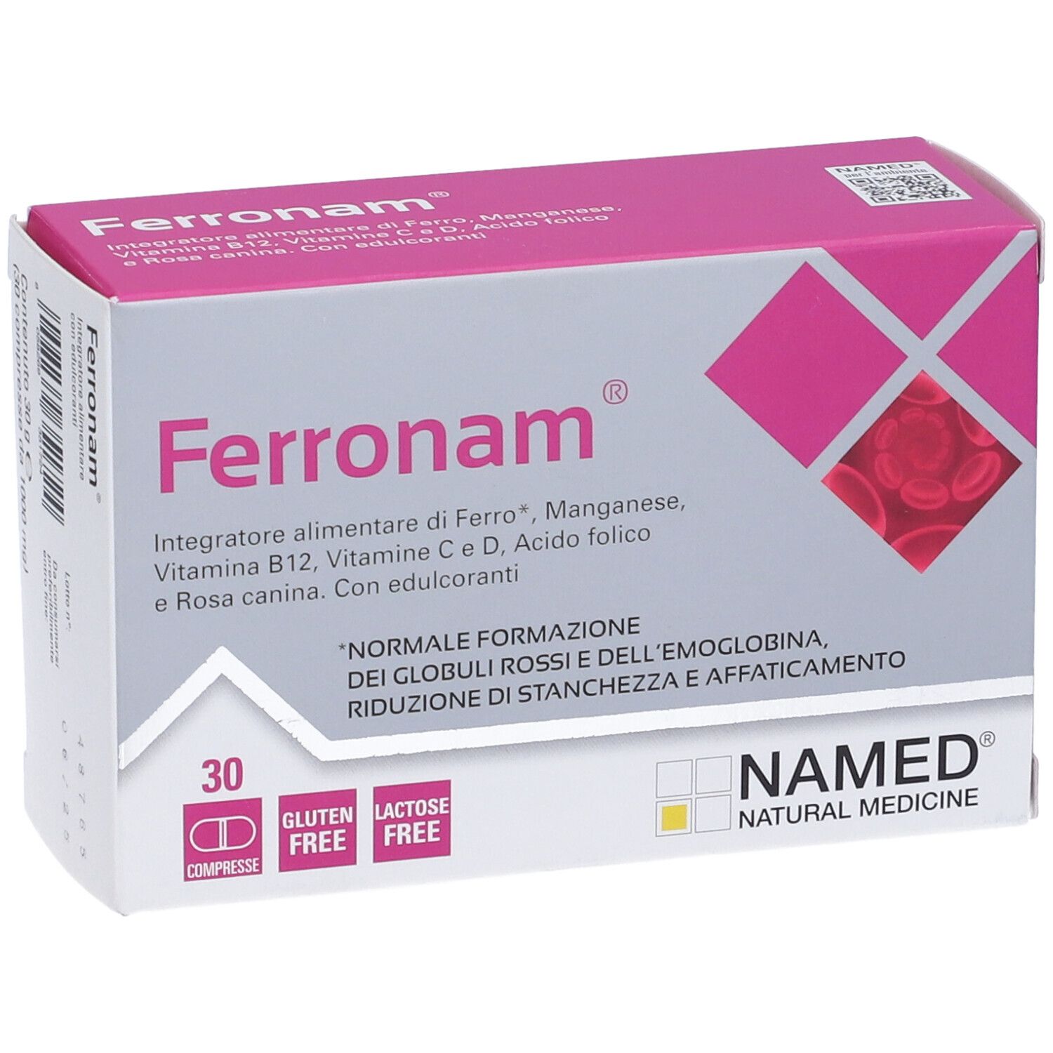 Named Ferronam Integratore di Ferro e Vitamine 30 compresse