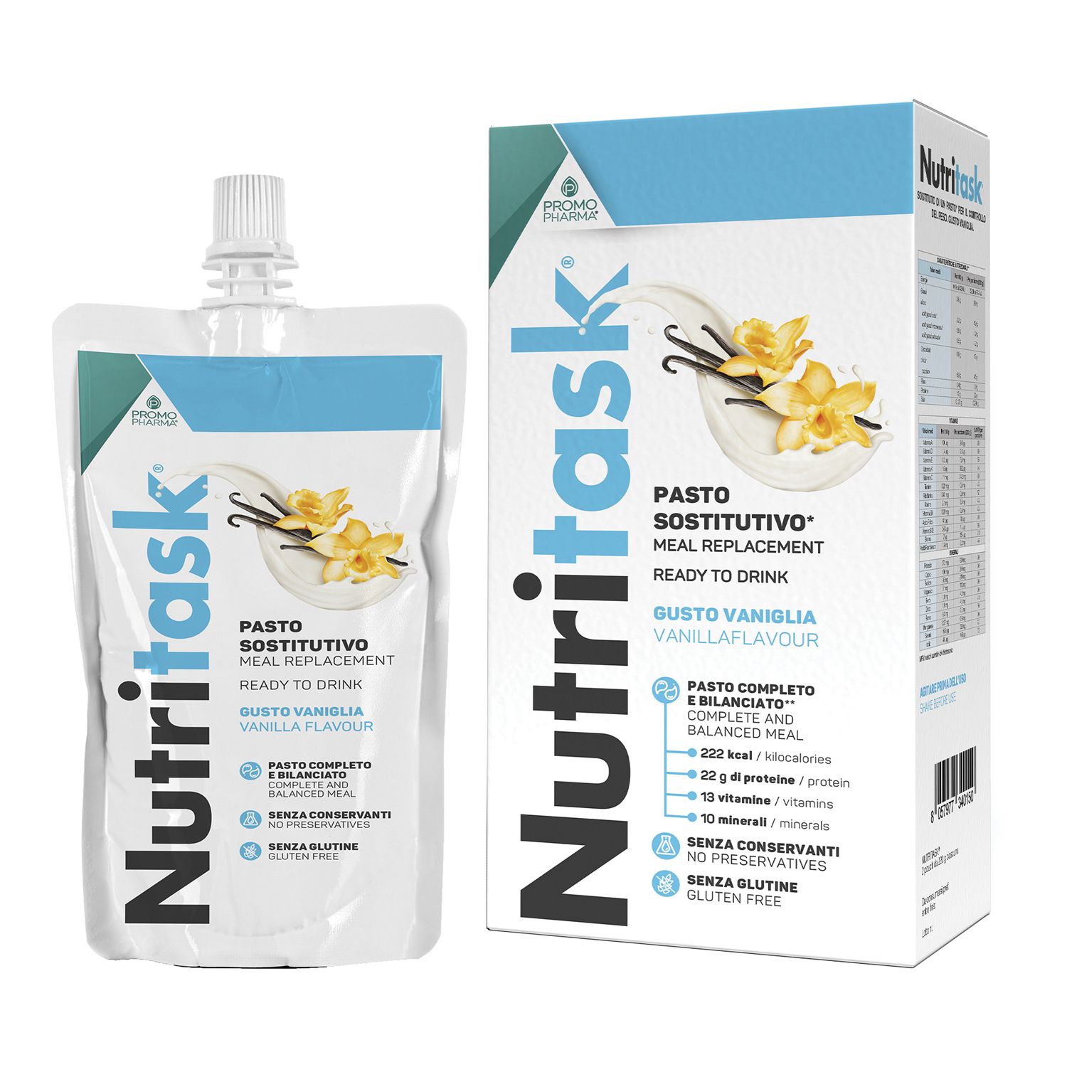 PromoPharma®  Nutritask® Pasto Sostitutivo Vaniglia