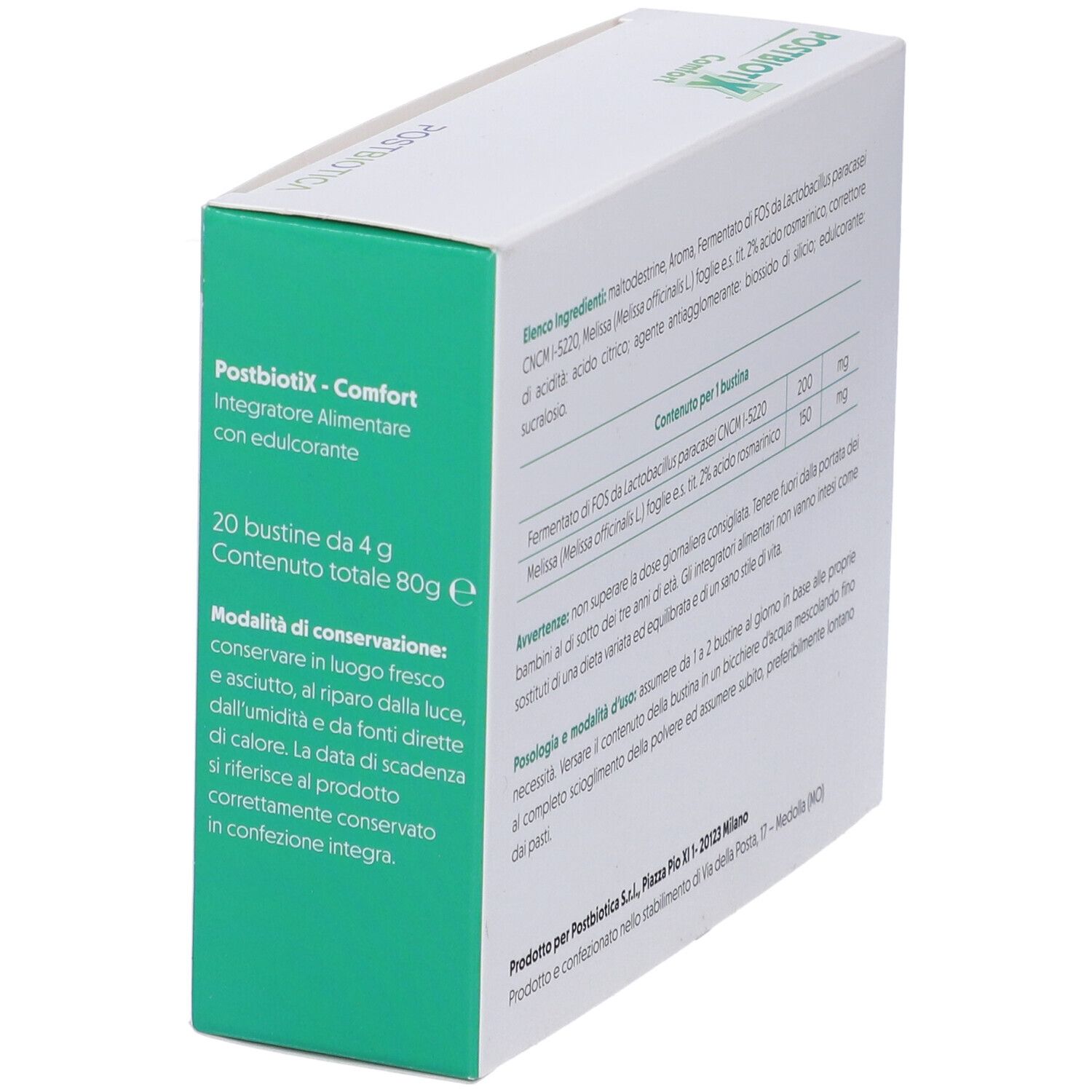 Postbiotix Comfort 20 Bustine Da 4 G