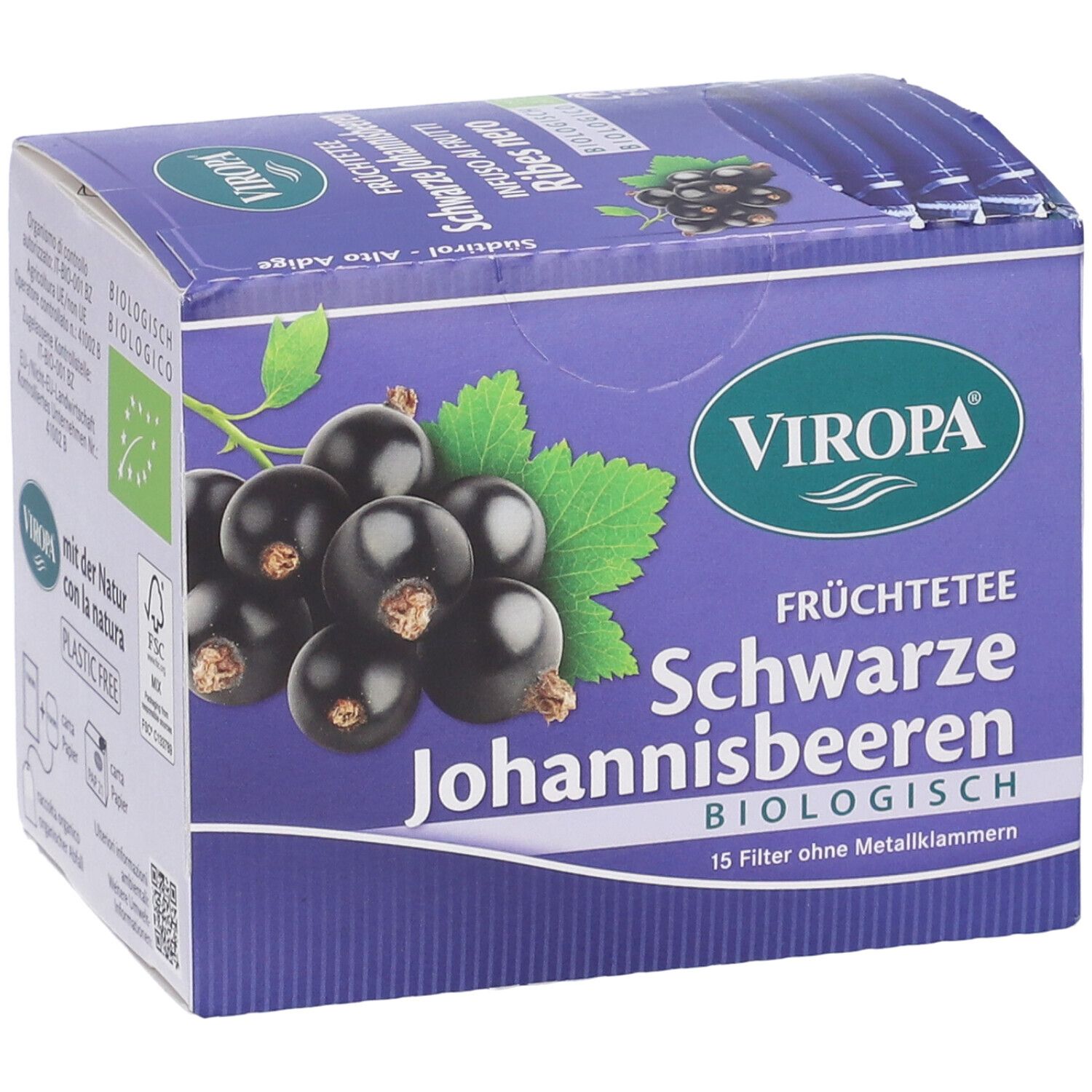 Viropa Ribes Nero Bio 15 Bustine
