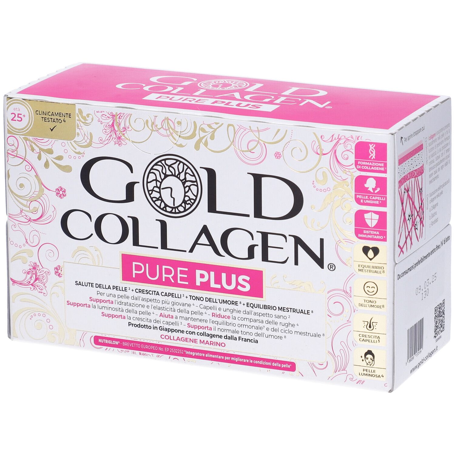 Gold Collagen Pure Plus Integratore Alimentare Flaconi