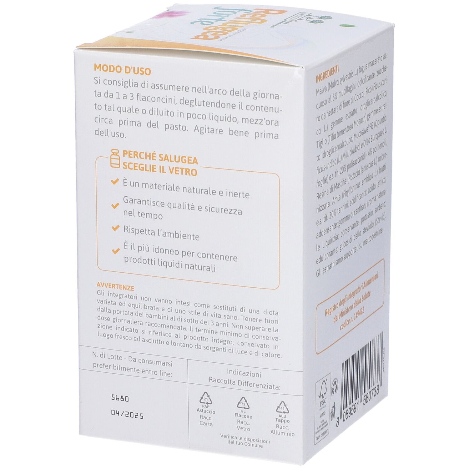 Reflugea Forte Salugea - Stomaco ed Esofago - flaconcini