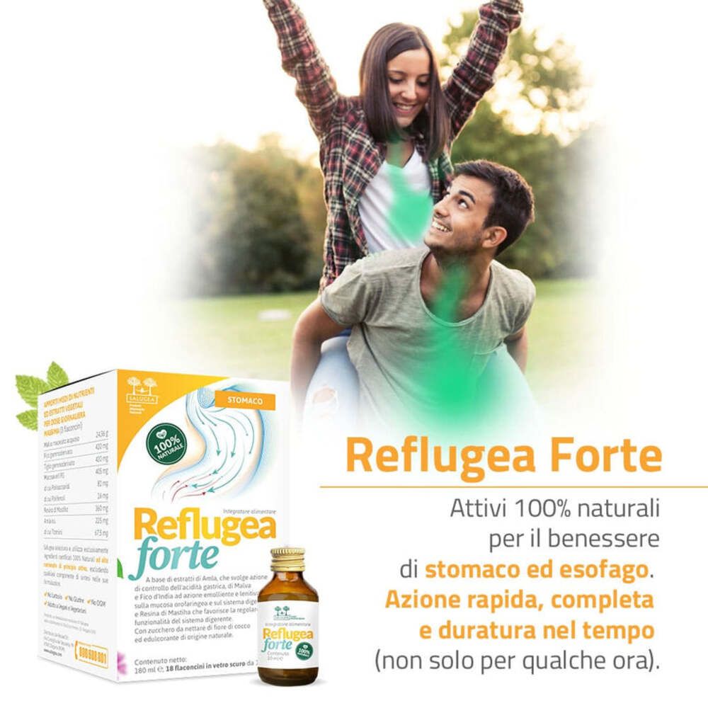Reflugea Forte Salugea - Stomaco ed Esofago - flaconcini