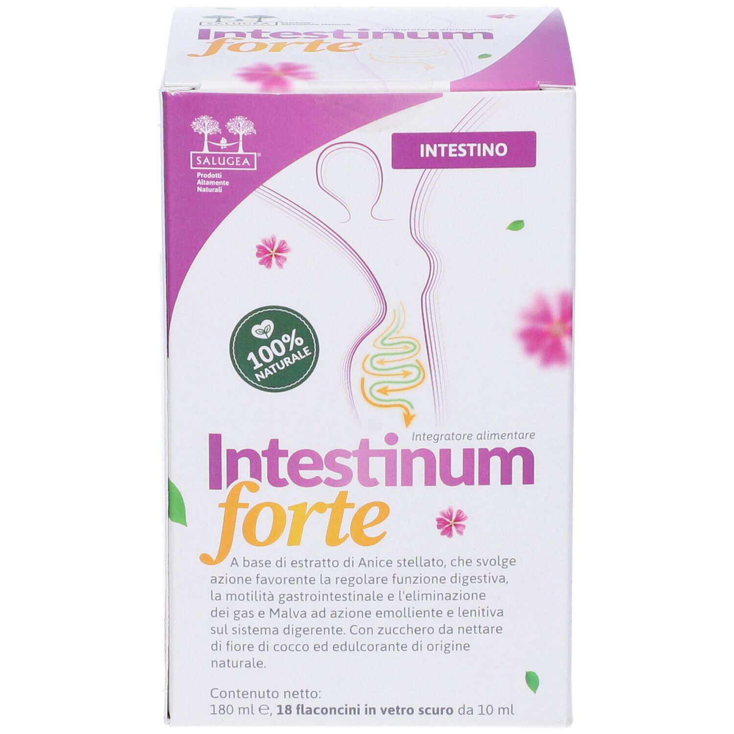 Intestinum Forte Salugea - Integratore per l’intestino - flaconcini