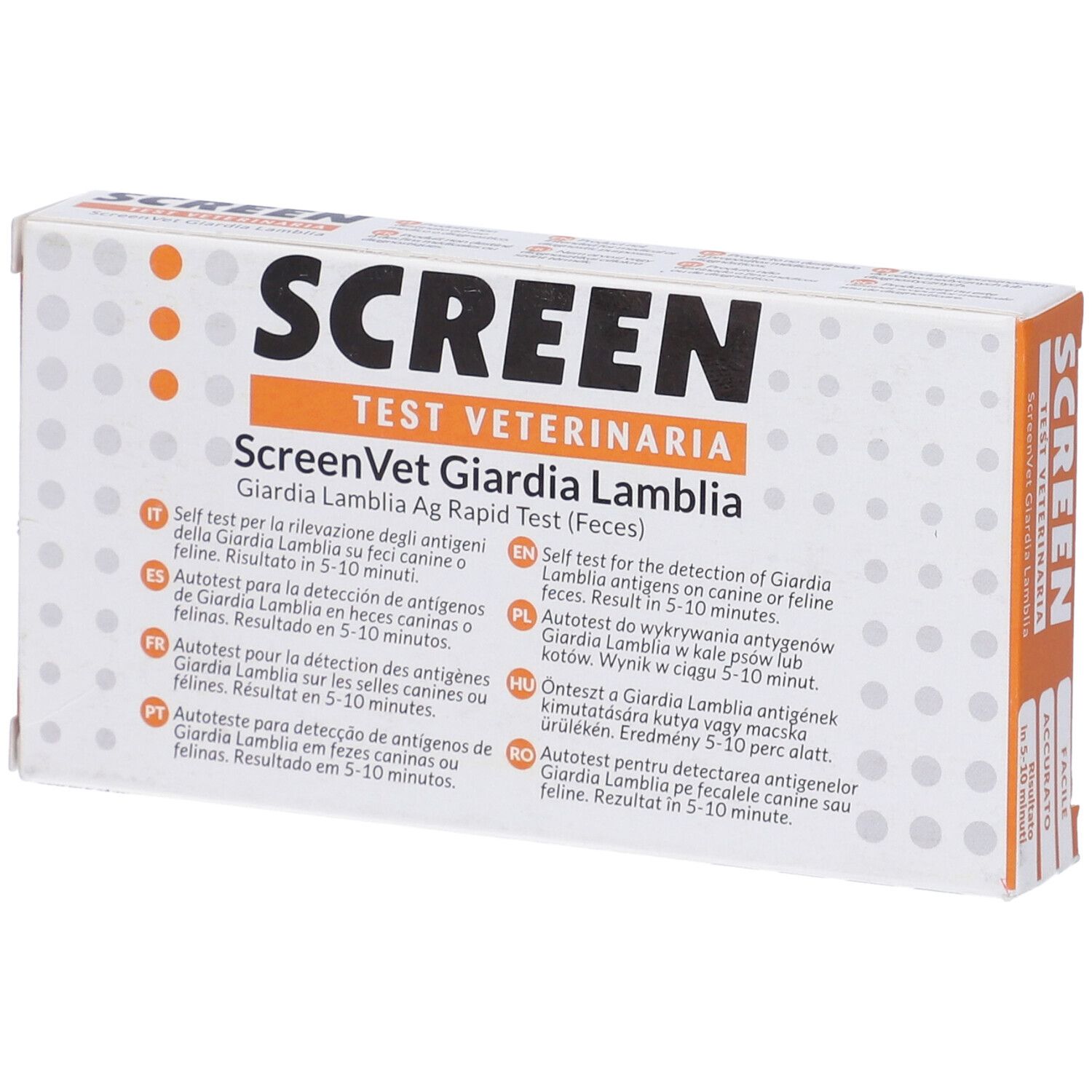 Screenvet Test Rapido Veterinaria Giardia Lamblia Feci Cane E Gatto