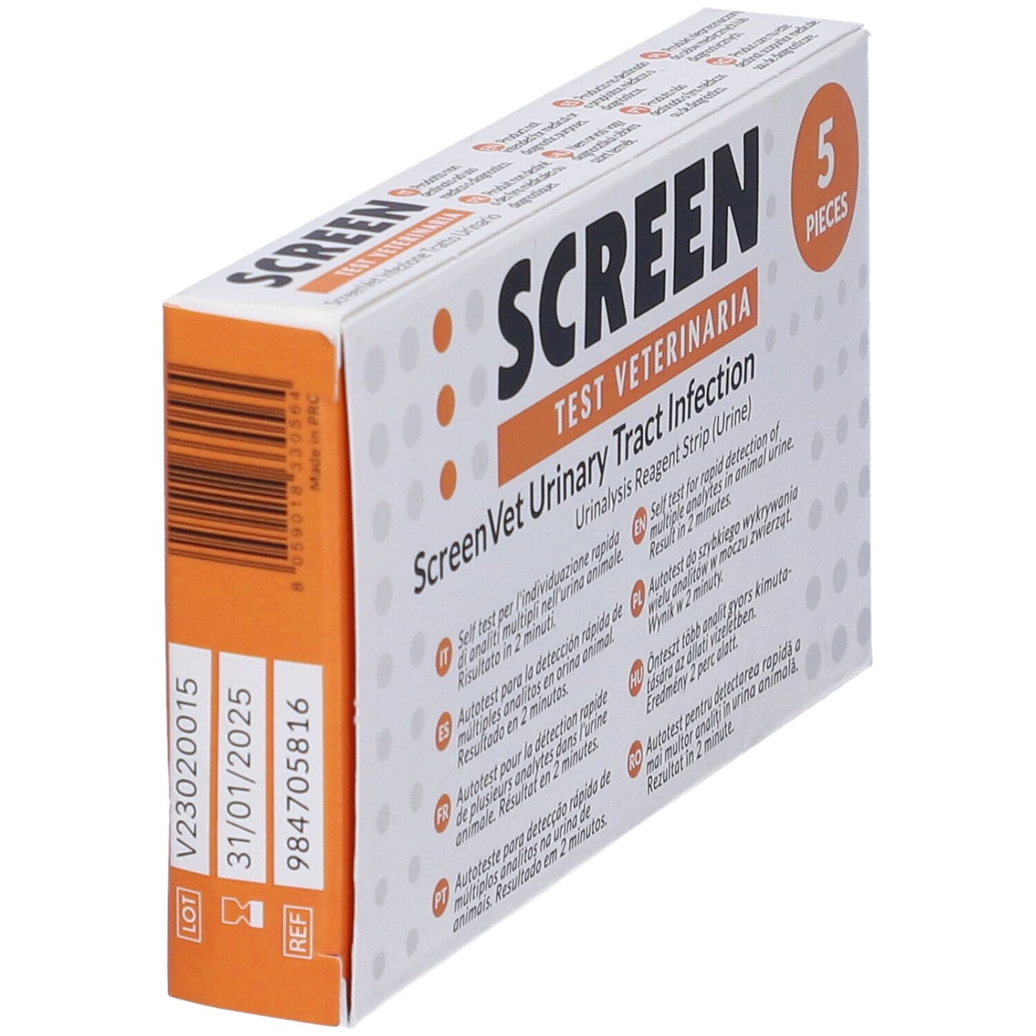 Screenvet Test Rapido Infezione Tratto Urinario Cane E Gatto Test Veterinario