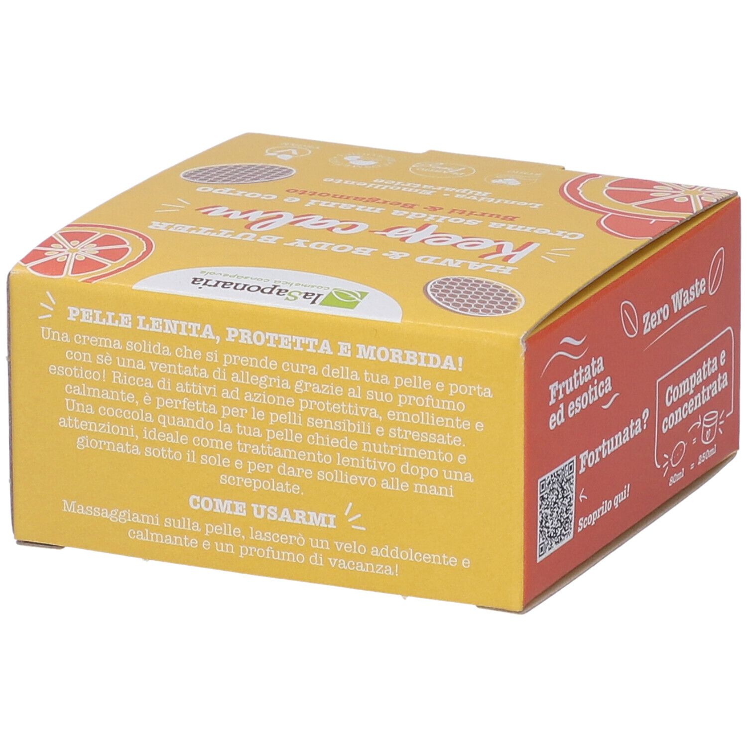 La Saponaria Crema Solida Mani e Corpo KEEP CALM