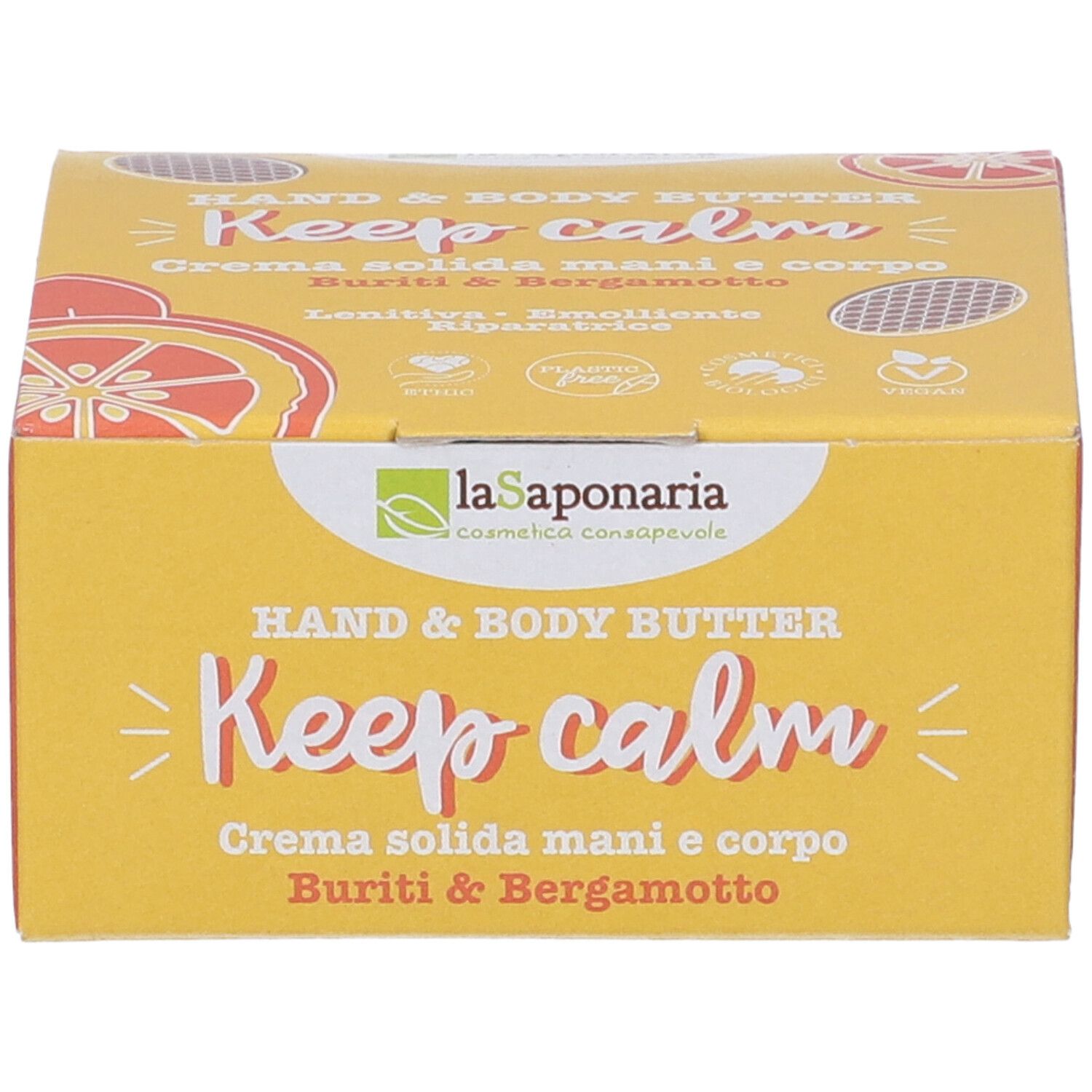 La Saponaria Crema Solida Mani e Corpo KEEP CALM