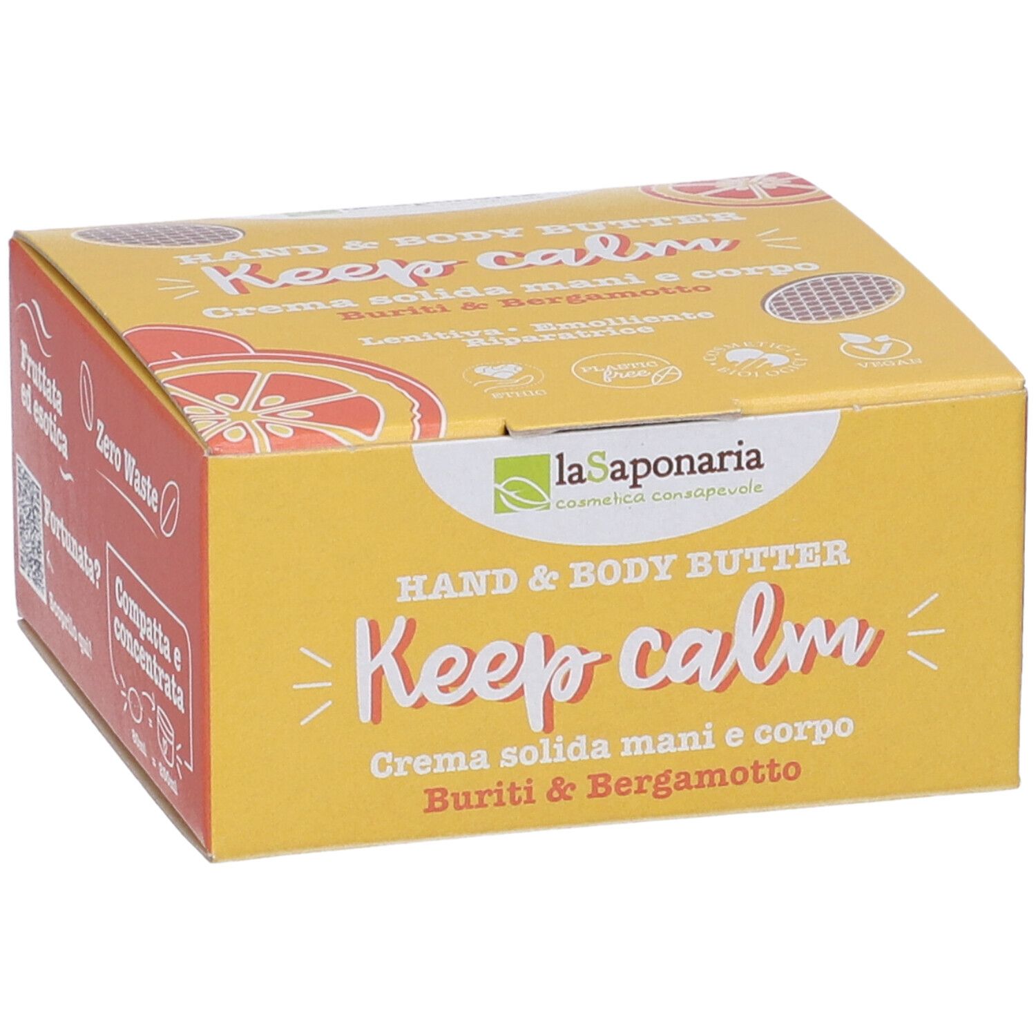 La Saponaria Crema Solida Mani e Corpo KEEP CALM