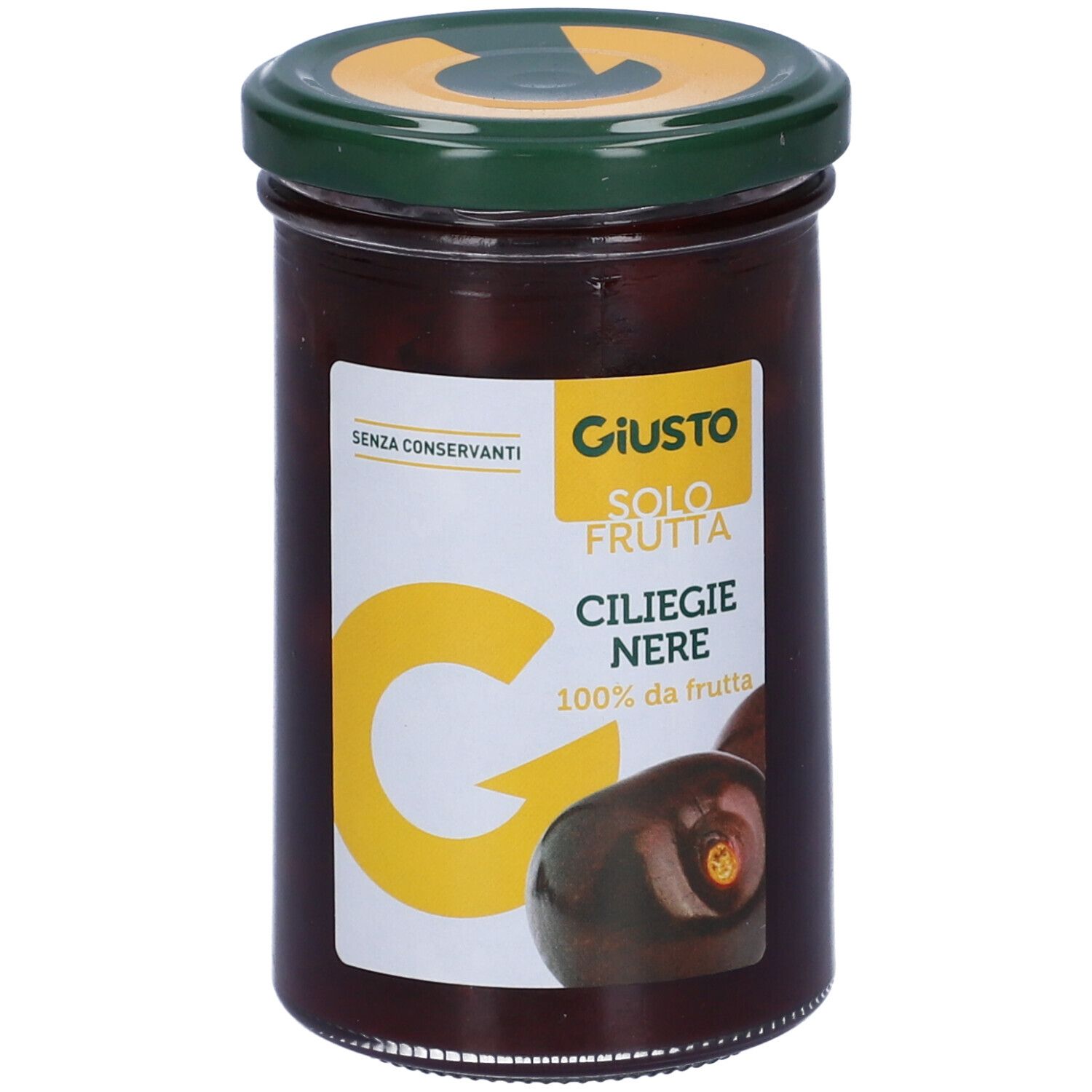 Giusto Solo Frutta Marmellata Ciliegie Nere 284 G