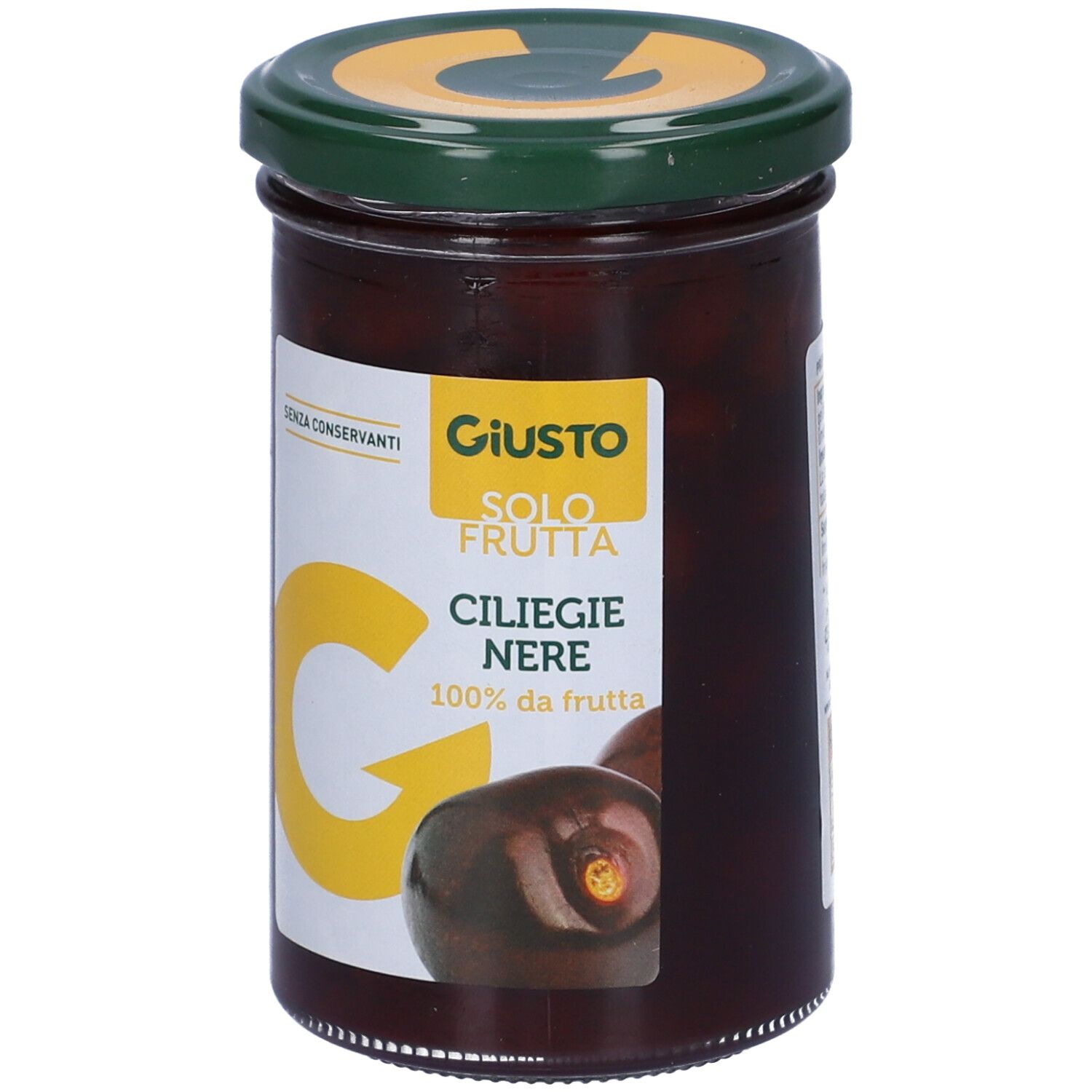 Giusto Solo Frutta Marmellata Ciliegie Nere 284 G