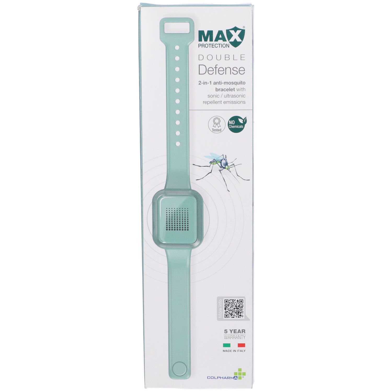 Colpharma Braccialetti Antizanzare 2 In 1 Double Defence