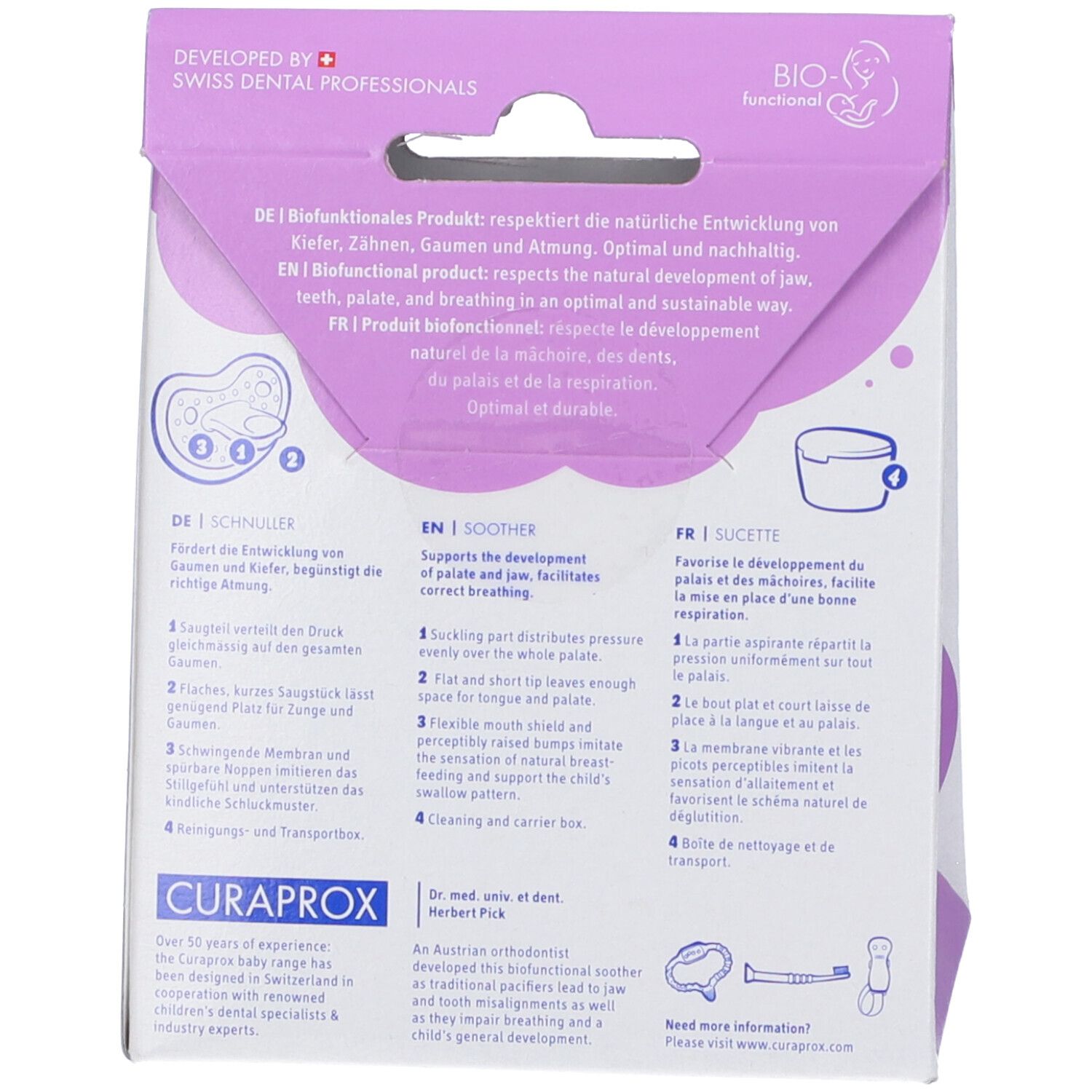 Curaprox® Succhietto Baby Misura 0 Colore Turchese