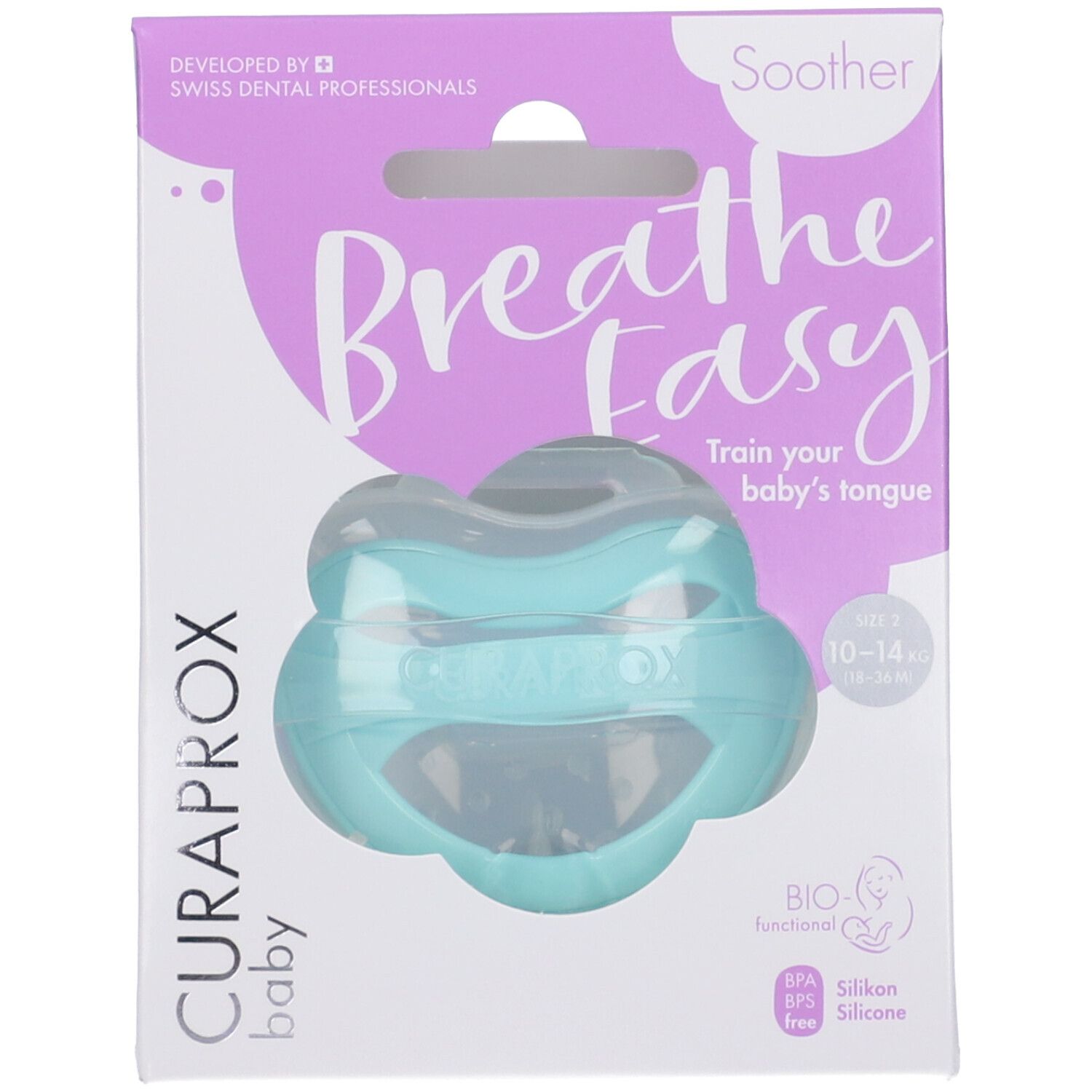 Curaprox Baby Soother Turquoise Taglia 2 +2,5 Anni Turquoise