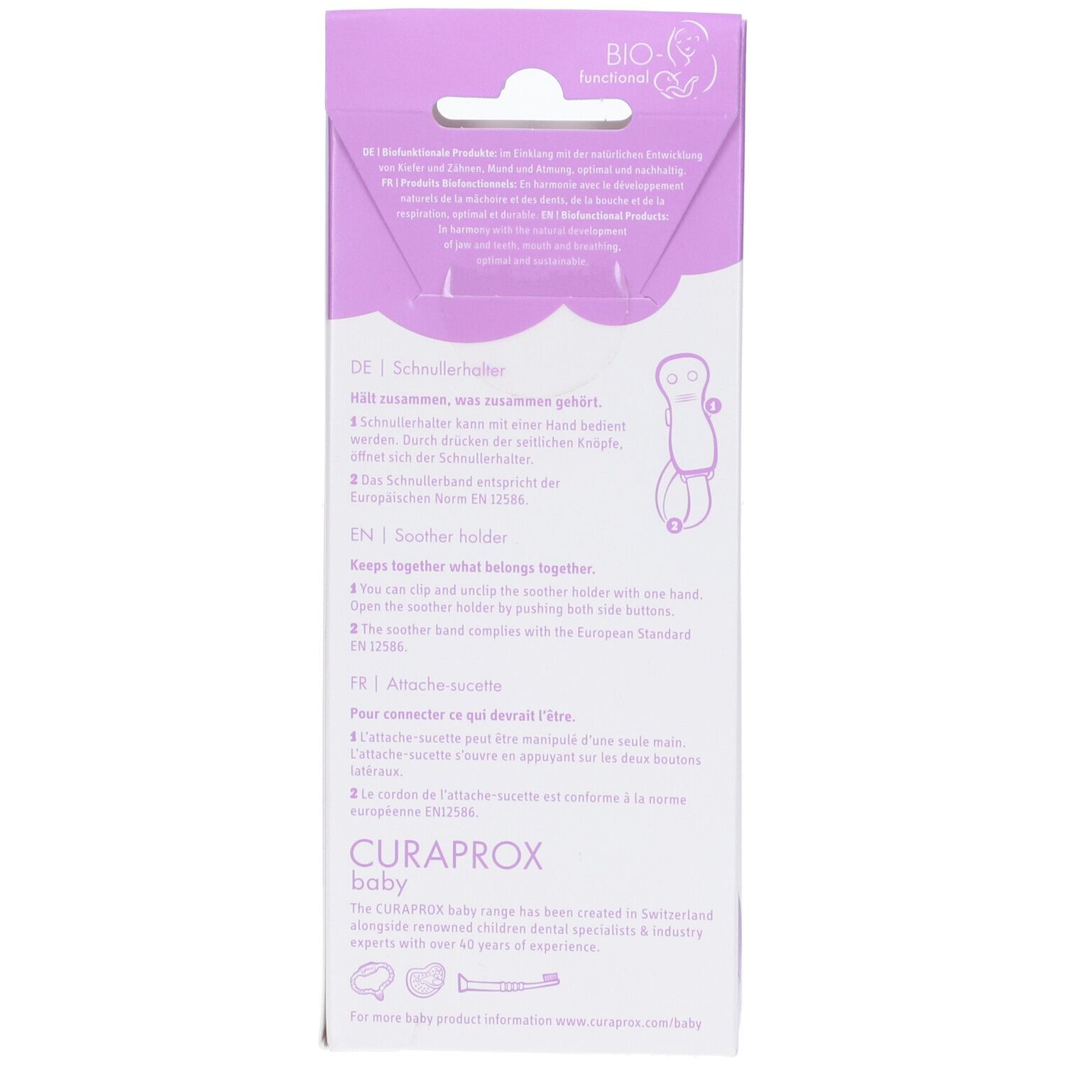 Curaprox Baby Portasucchietto Coral