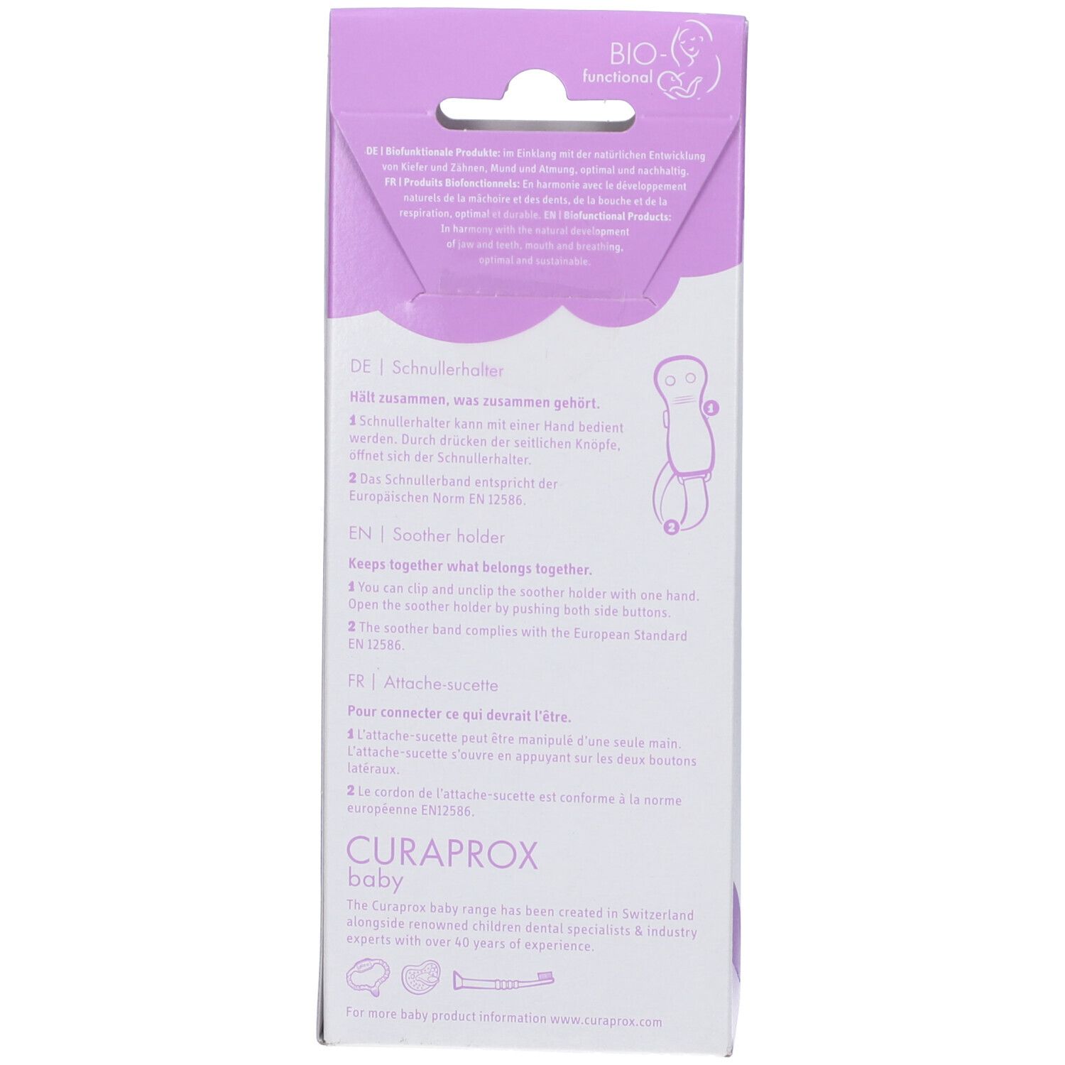 Curaprox Baby Holder Pink Tb